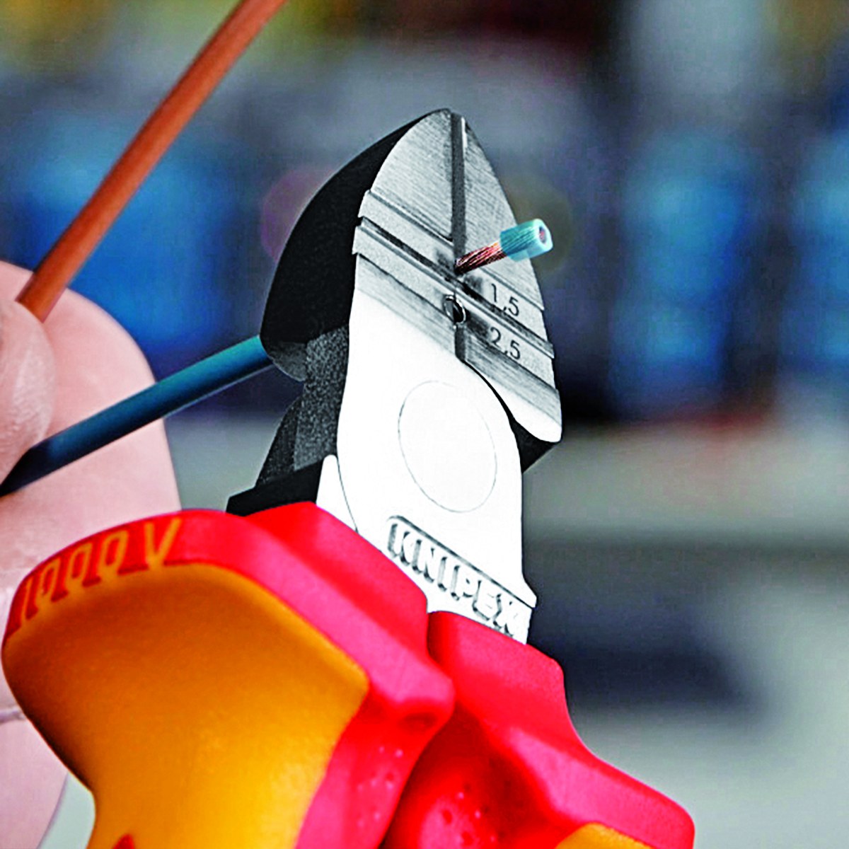 Kềm cắt cạnh - tuốt dây KNIPEX 14 26 160 SB, dài 160mm thumbnail 3