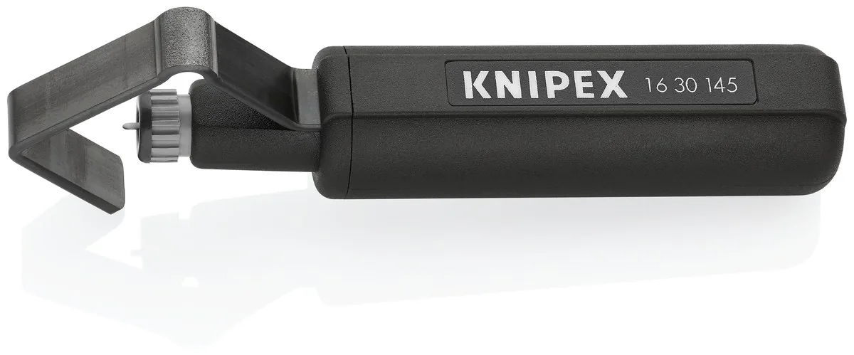 KNIPEX 16 30 145 SB Stripping Tool for spiral cutting 150 mm shock-resistant plastic body thumbnail 2