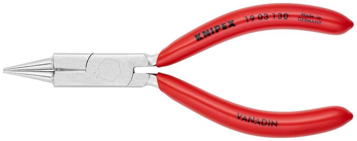 Kìm mỏ nhọn đầu tròn KNIPEX 19 03 130, dài 130mm thumbnail 5