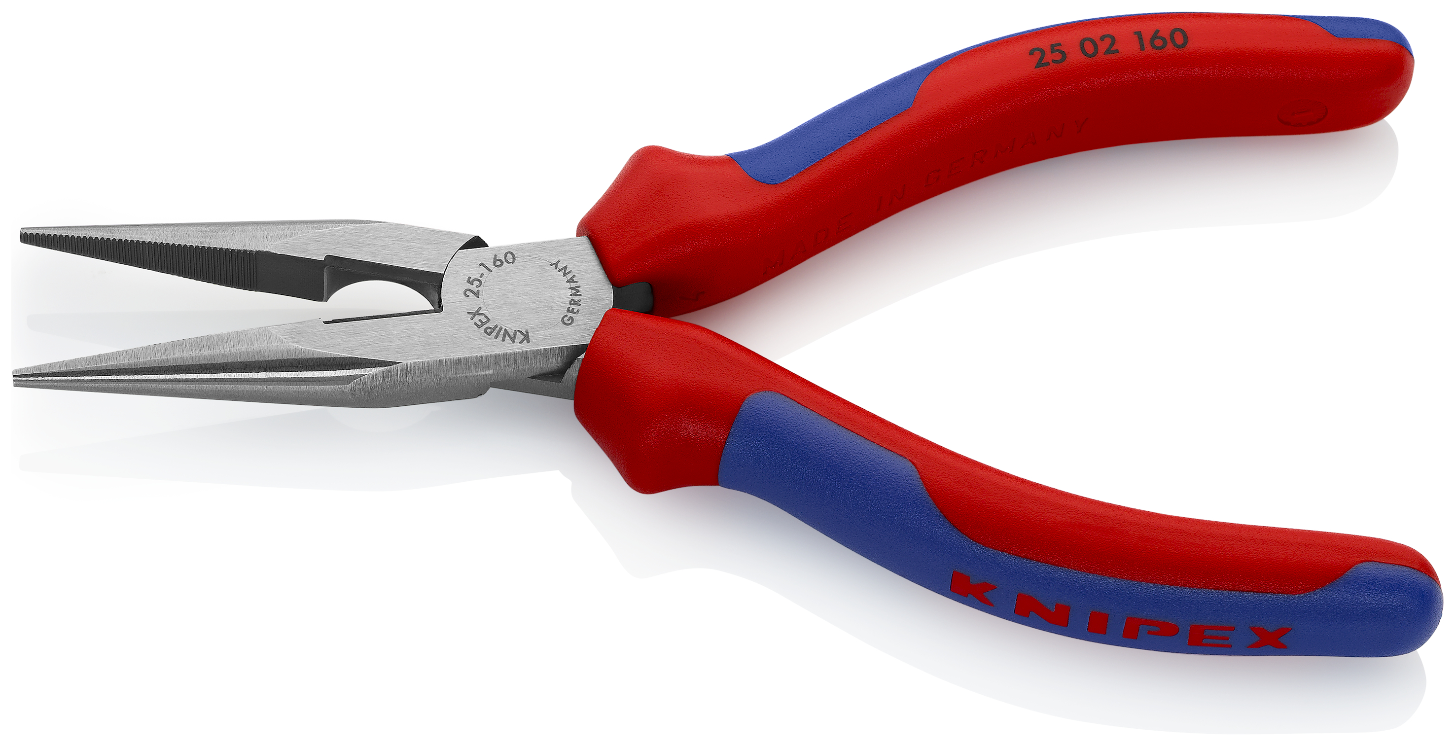 KNIPEX 25 02 160 SB Snipe Nose Side Cutting Pliers (Radio Pliers) 160 mm black atramentized with comfort handles polished thumbnail 2