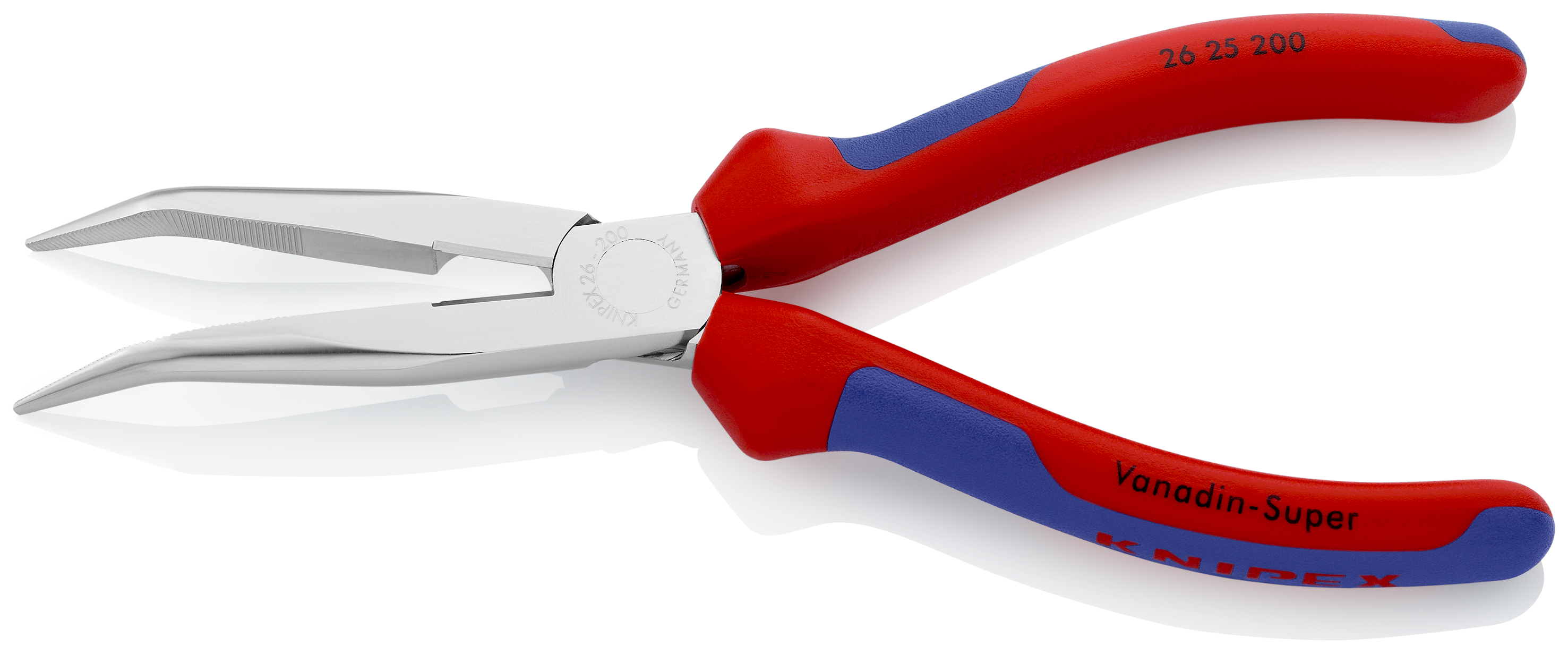 KNIPEX 26 25 200 SB Snipe Nose Side Cutting Pliers (Stork Beak Pliers) 200 mm chrome-plated with comfort handles chrome-plated thumbnail 2
