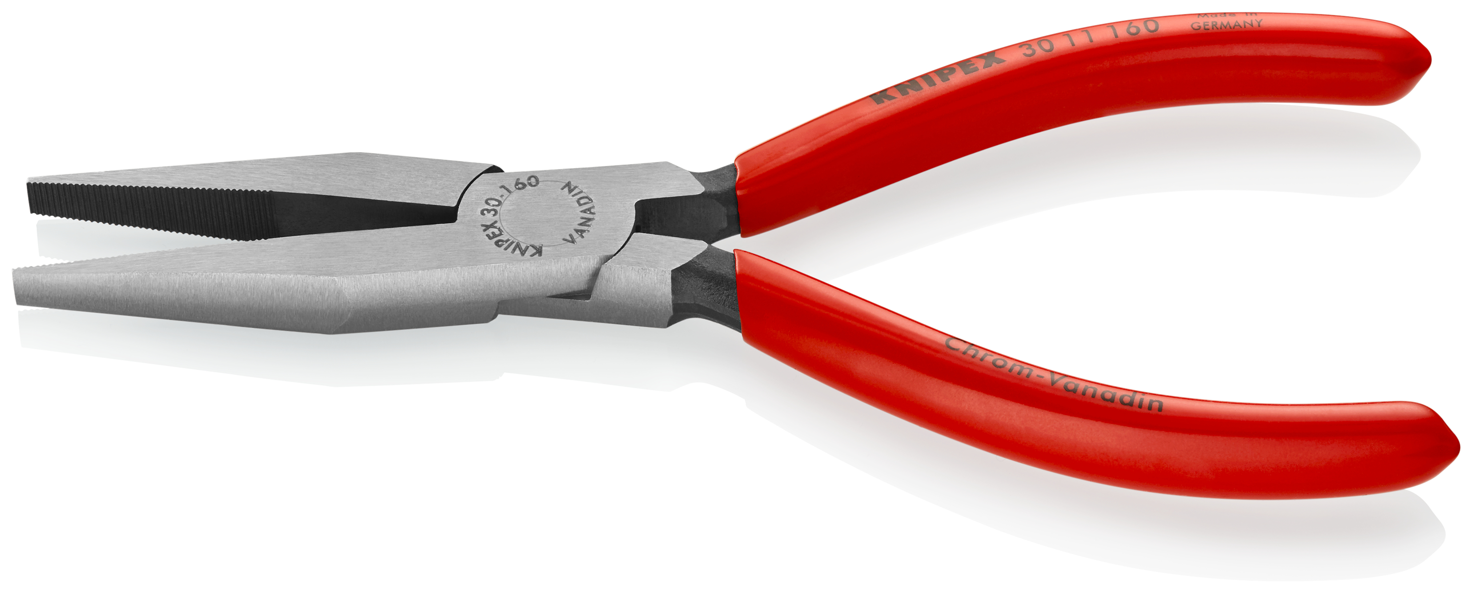 KNIPEX 30 11 160 SB Long Nose Pliers 160 mm black atramentized with plastic coating polished thumbnail 2