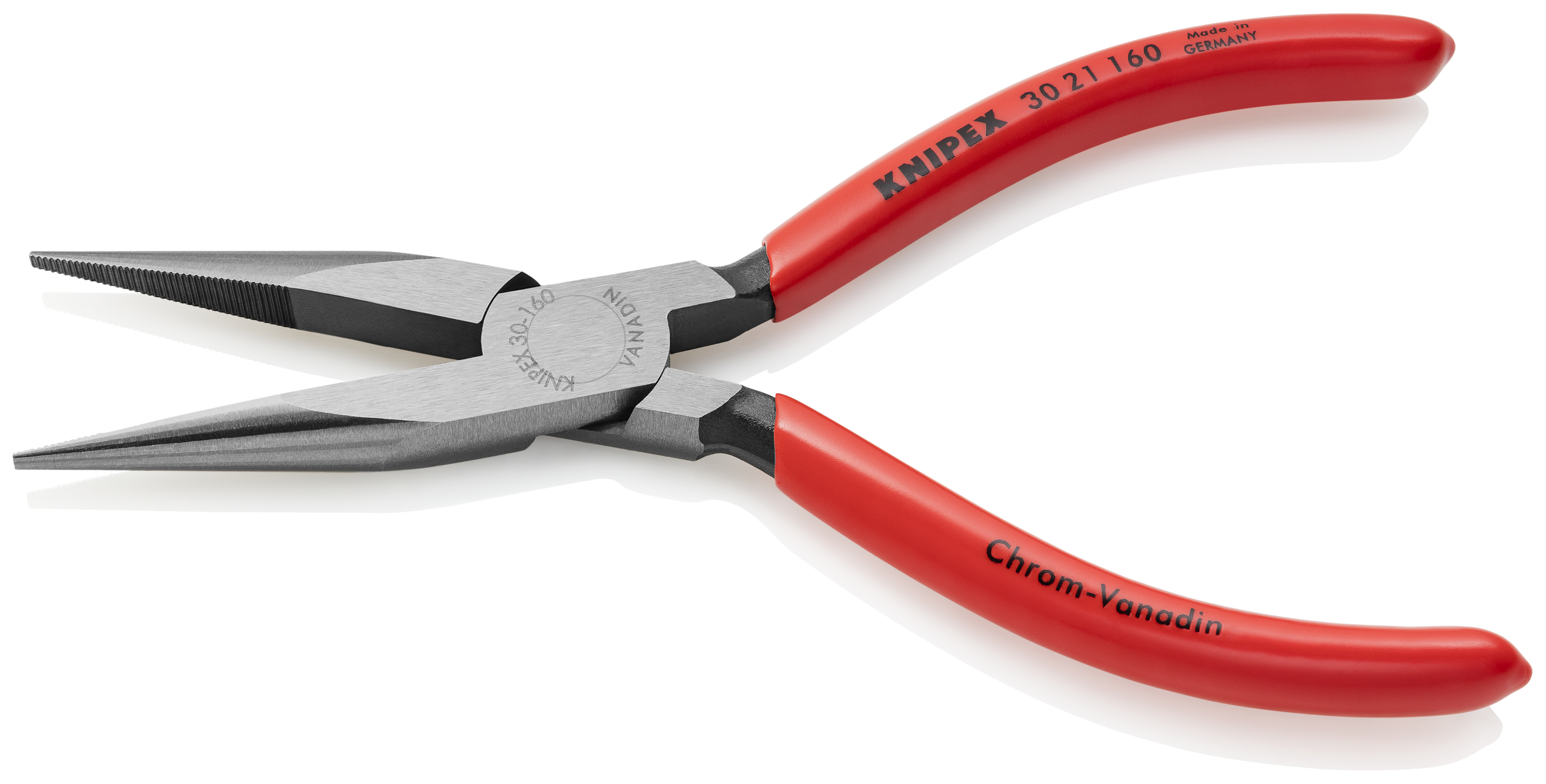 KNIPEX 30 21 160 SB Long Nose Pliers 160 mm black atramentized with plastic coating polished thumbnail 2