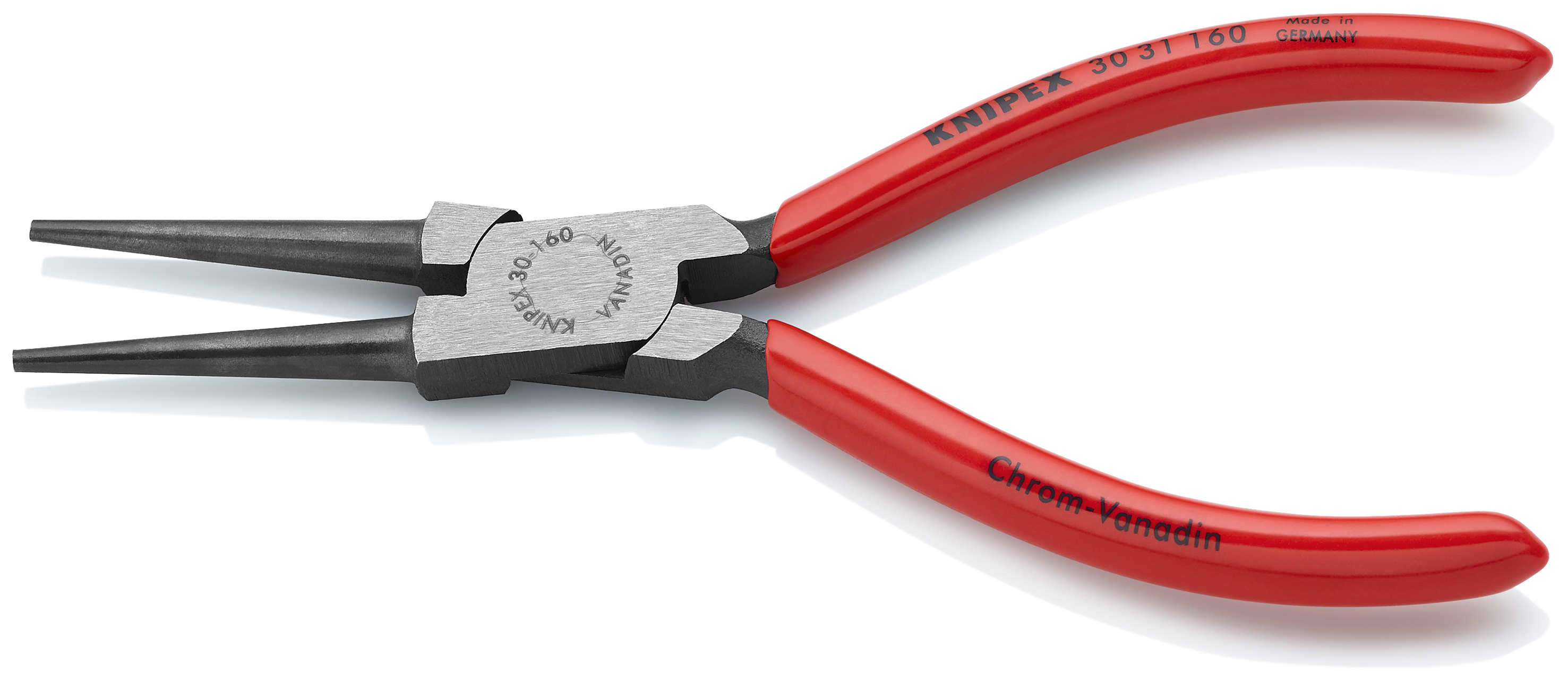 KNIPEX 30 31 160 SB Long Nose Pliers 160 mm black atramentized with plastic coating polished thumbnail 2