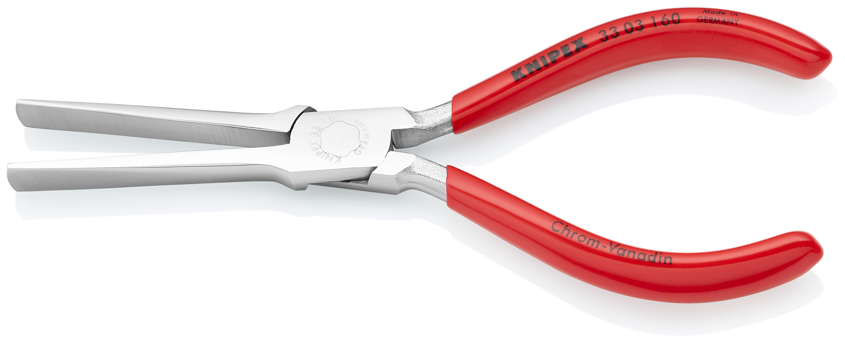 KNIPEX 33 03 160 Duckbill Pliers 160 mm chrome-plated with plastic coating chrome-plated thumbnail 2