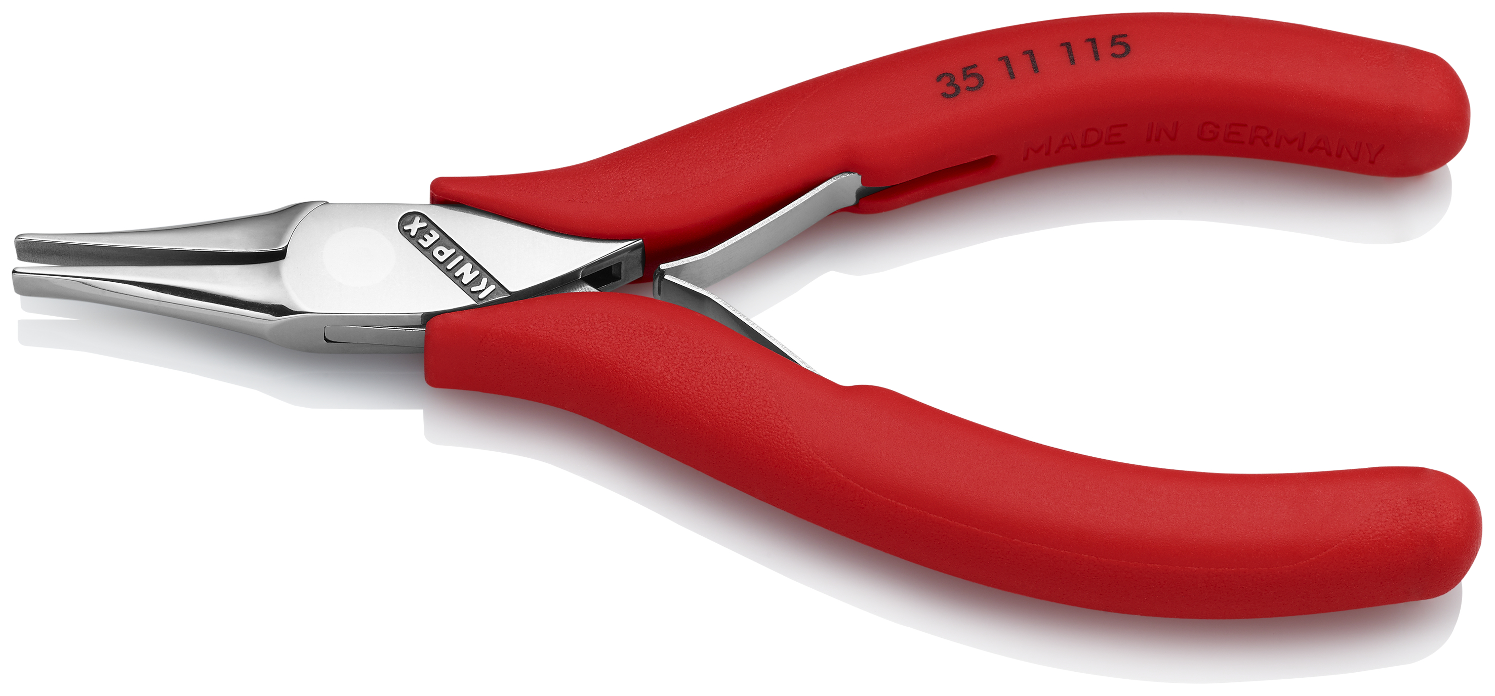 KNIPEX 35 11 115 Electronics Pliers with box joint 115 mm with non-slip plastic grips mirror polished thumbnail 2