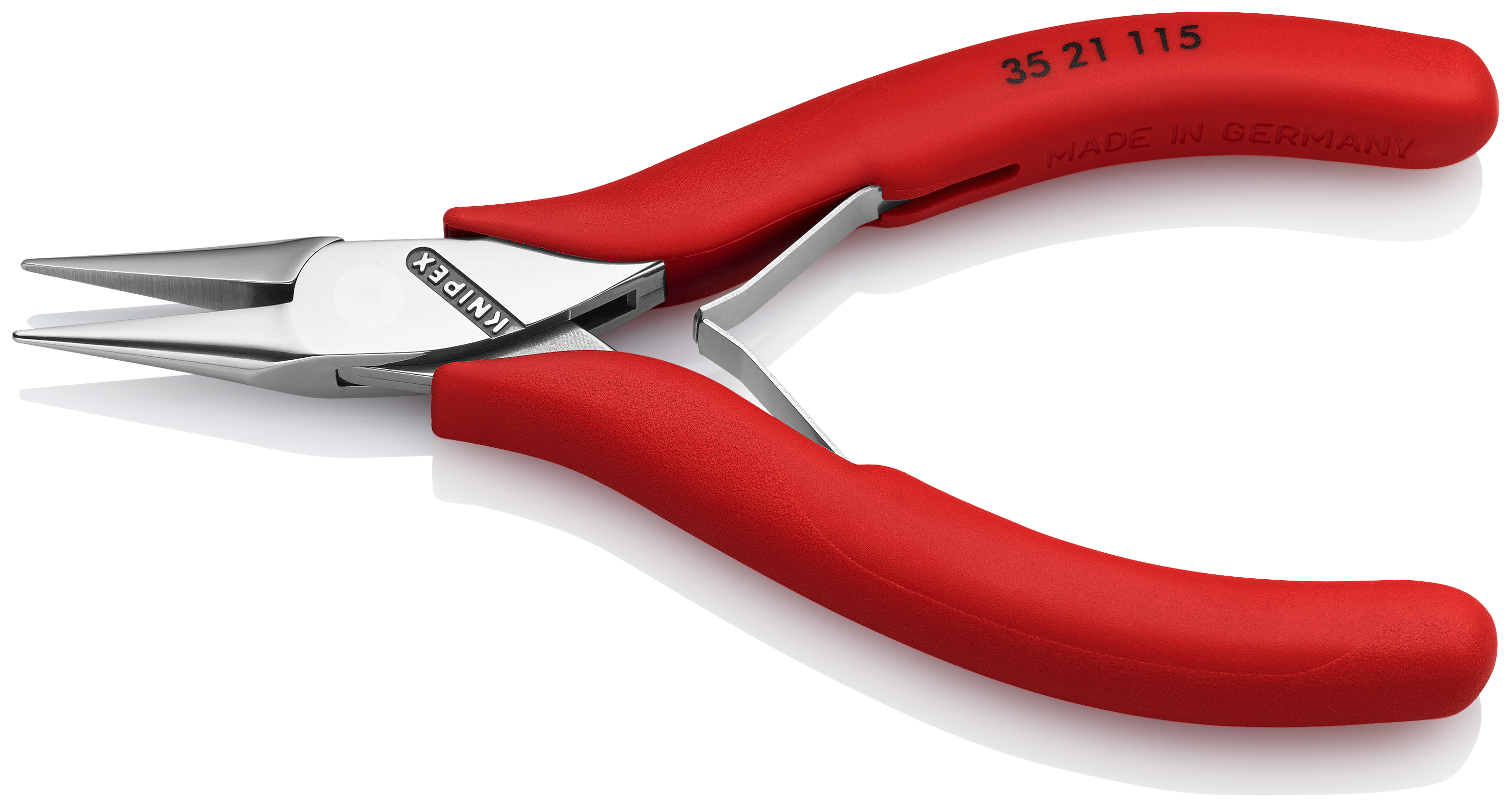 KNIPEX 35 21 115 Electronics Pliers with box joint 115 mm with non-slip plastic grips mirror polished thumbnail 2