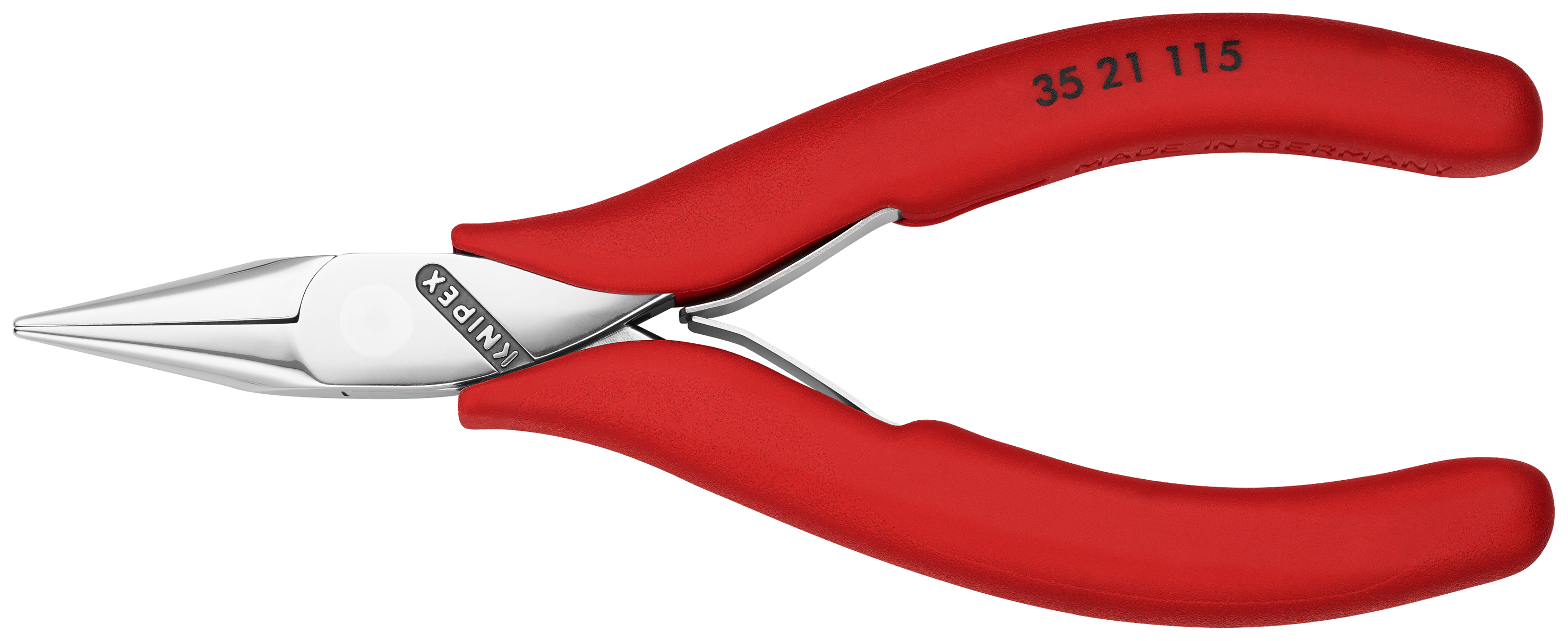 KNIPEX 35 21 115 Electronics Pliers with box joint 115 mm with non-slip plastic grips mirror polished thumbnail 4