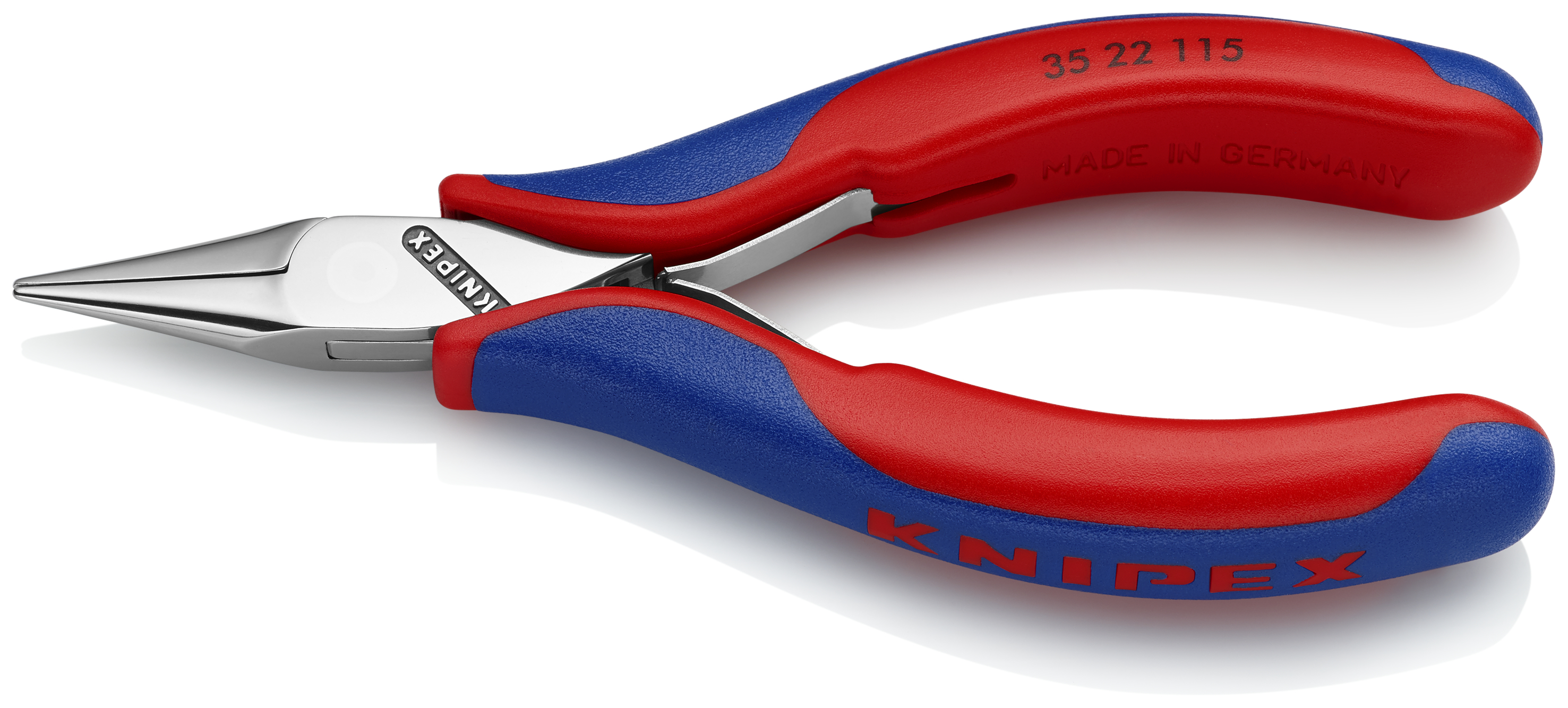 KNIPEX 35 22 115 ESDSB Electronics Pliers ESD with box joint 115 mm with multi-component handles mirror polished thumbnail 2
