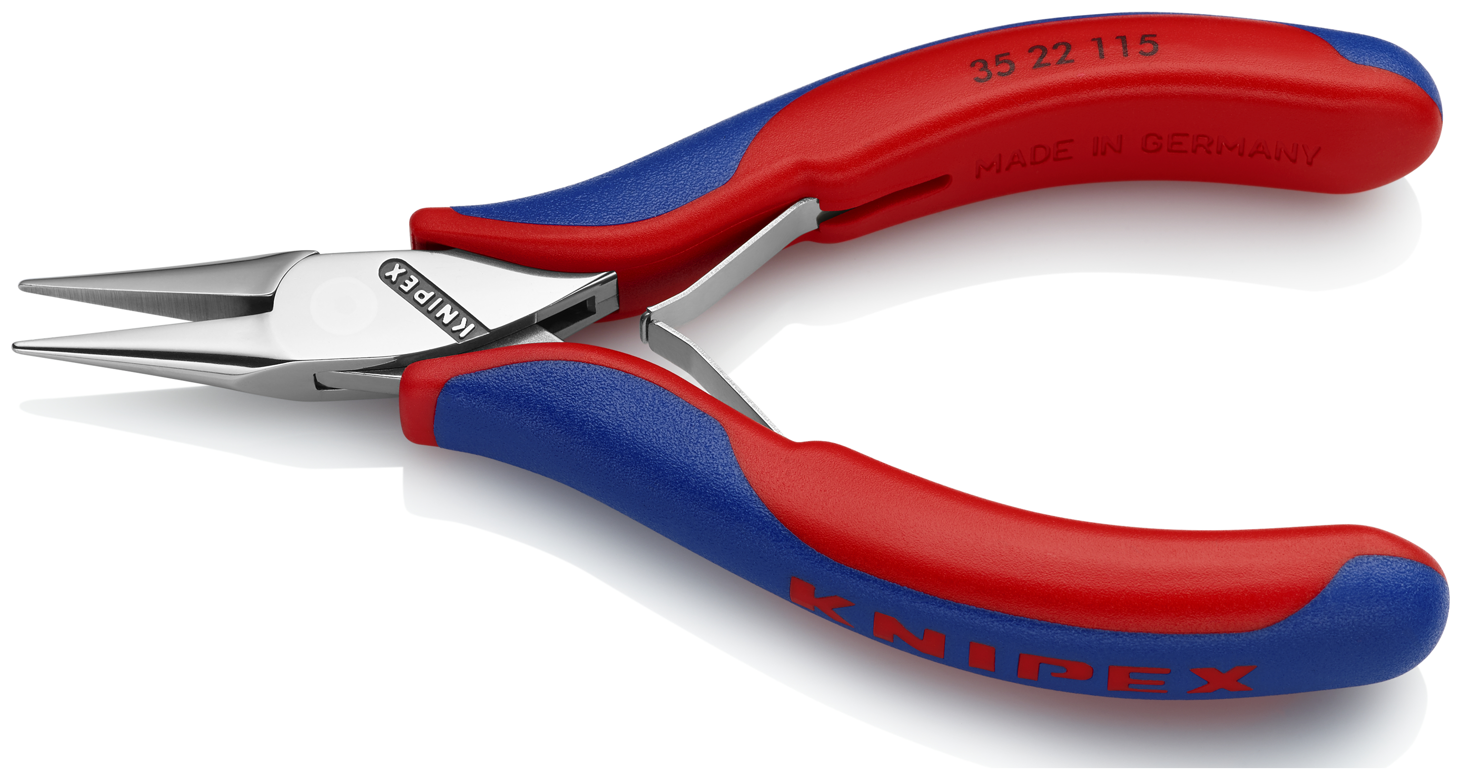 KNIPEX 35 22 115 Electronics Pliers with box joint 115 mm with multi-component handles mirror polished thumbnail 2