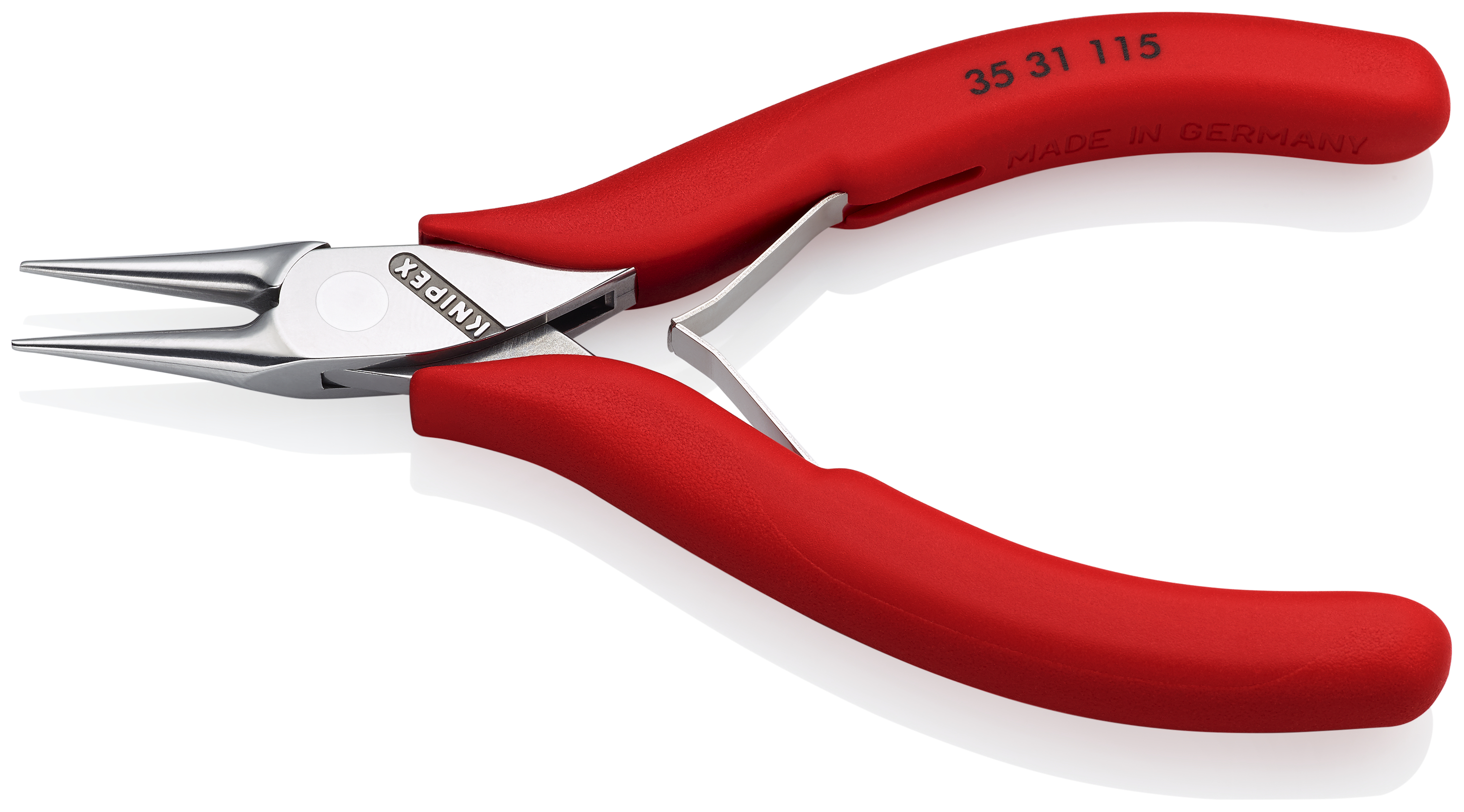 KNIPEX 35 31 115 Electronics Pliers with box joint 115 mm with non-slip plastic grips mirror polished thumbnail 2