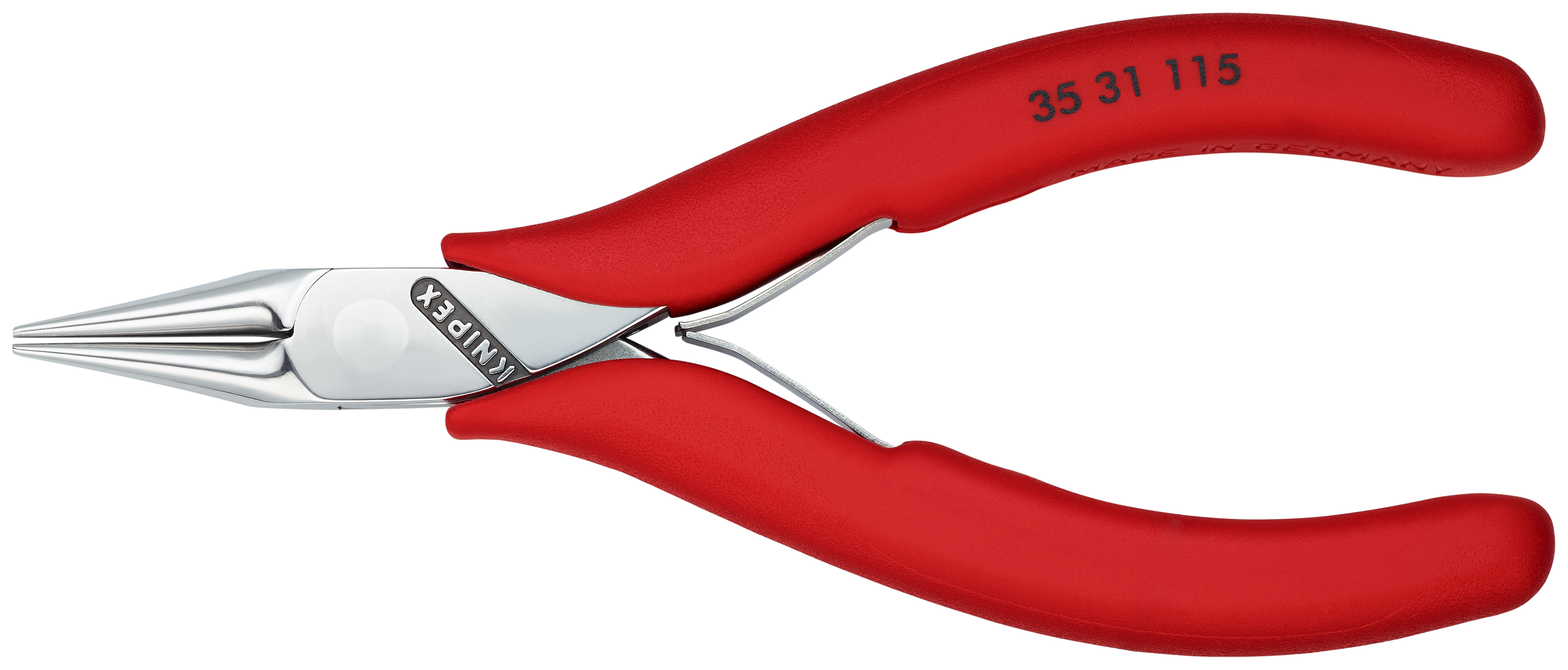 KNIPEX 35 31 115 Electronics Pliers with box joint 115 mm with non-slip plastic grips mirror polished thumbnail 5