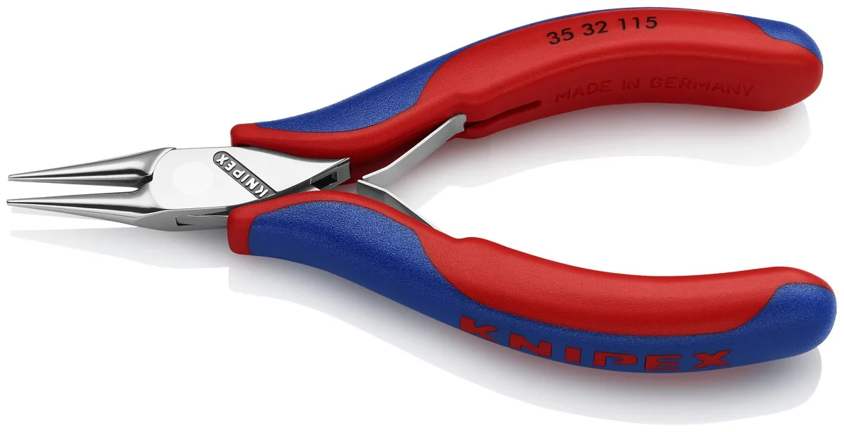 KNIPEX 35 32 115 Electronics Pliers with box joint 115 mm with multi-component handles mirror polished thumbnail 3