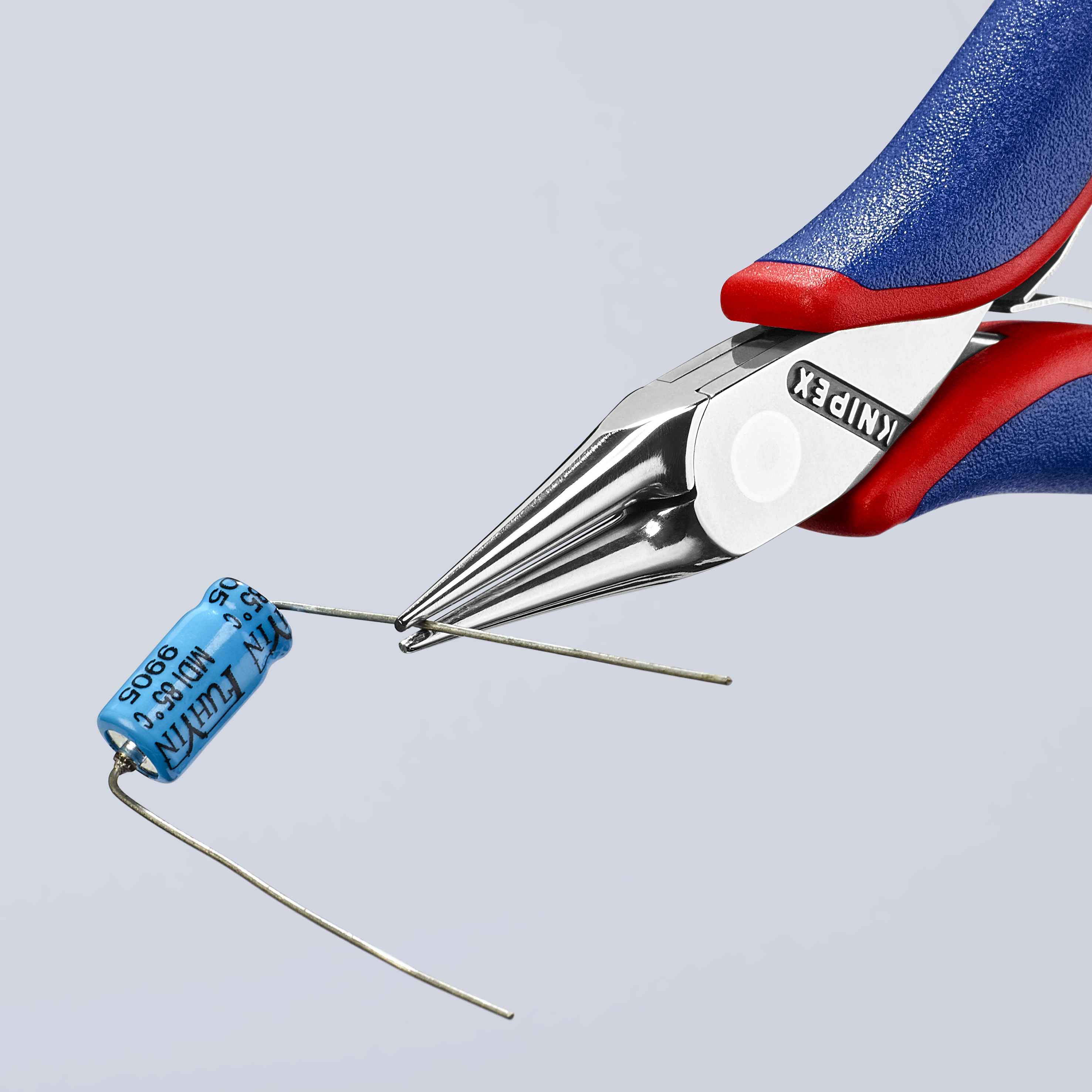 KNIPEX 35 32 115 Electronics Pliers with box joint 115 mm with multi-component handles mirror polished thumbnail 4