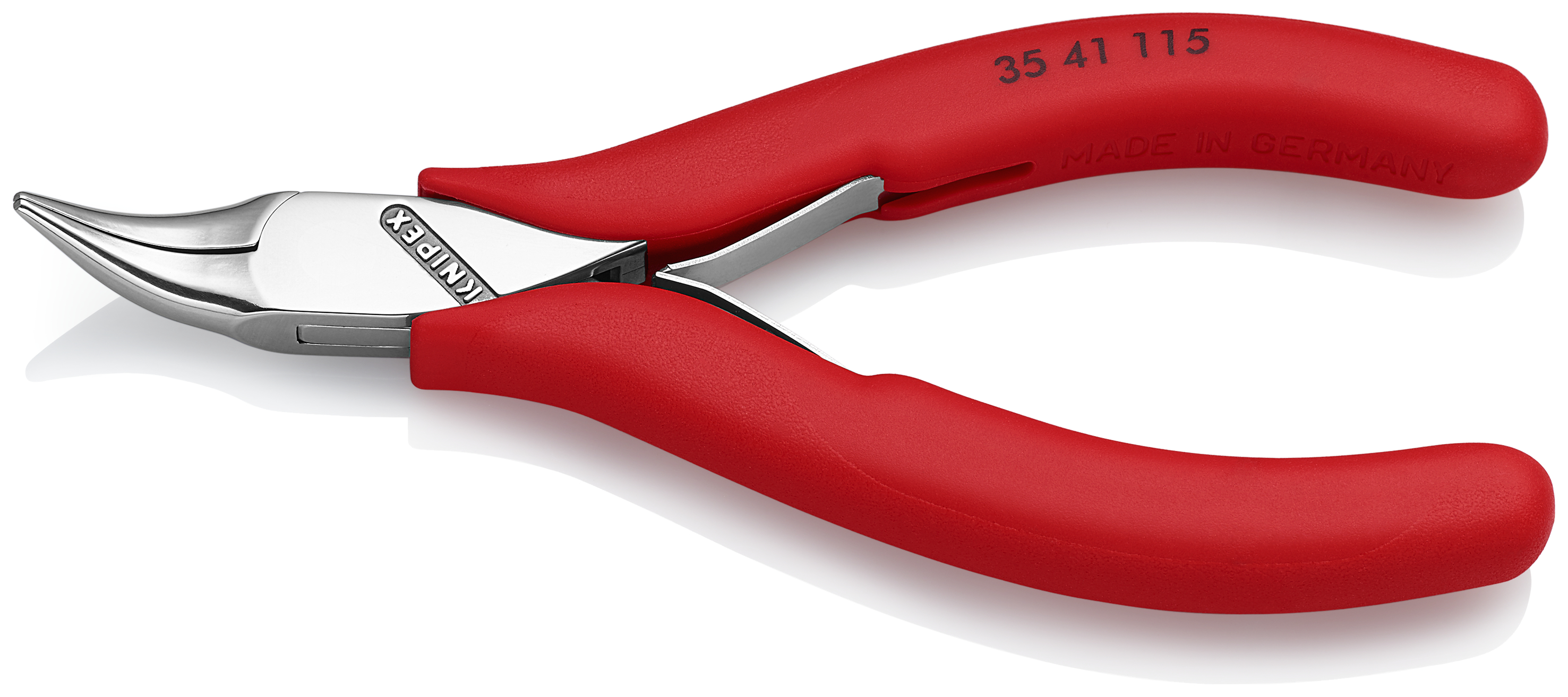KNIPEX 35 41 115 Electronics Pliers with box joint 115 mm with dipped insulation mirror polished
