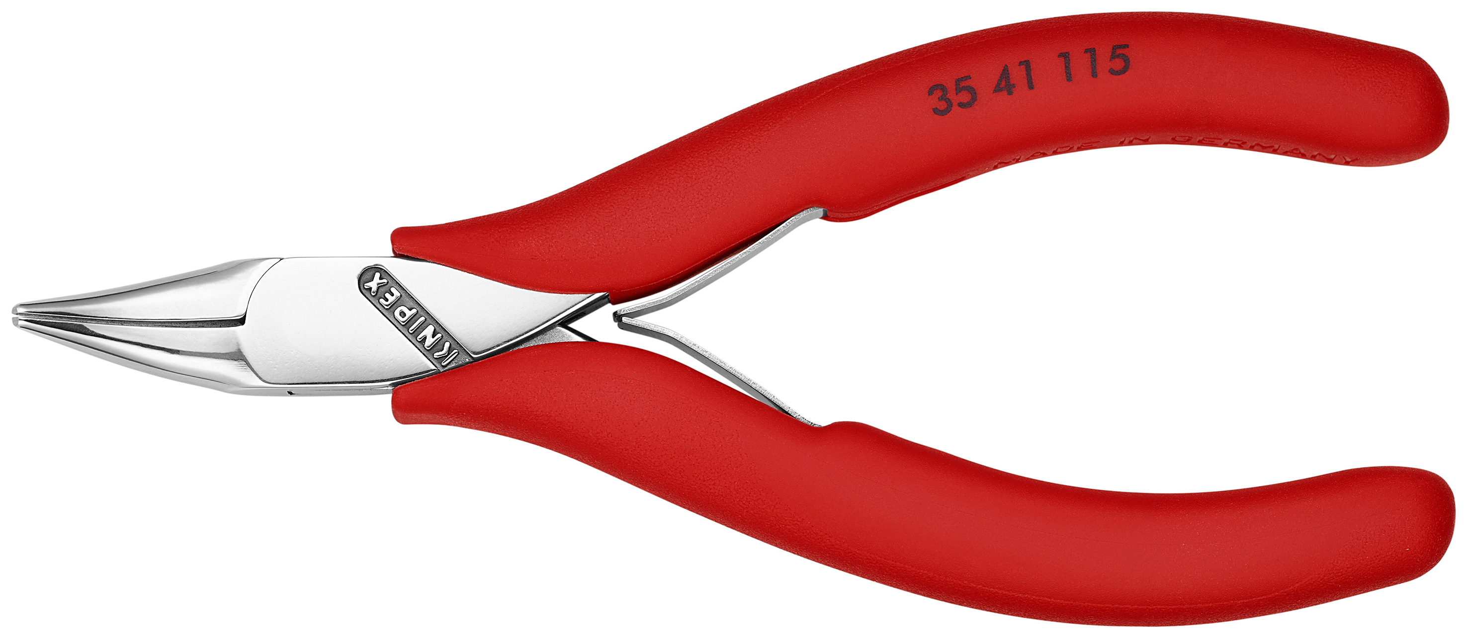 KNIPEX 35 41 115 Electronics Pliers with box joint 115 mm with dipped insulation mirror polished thumbnail 4