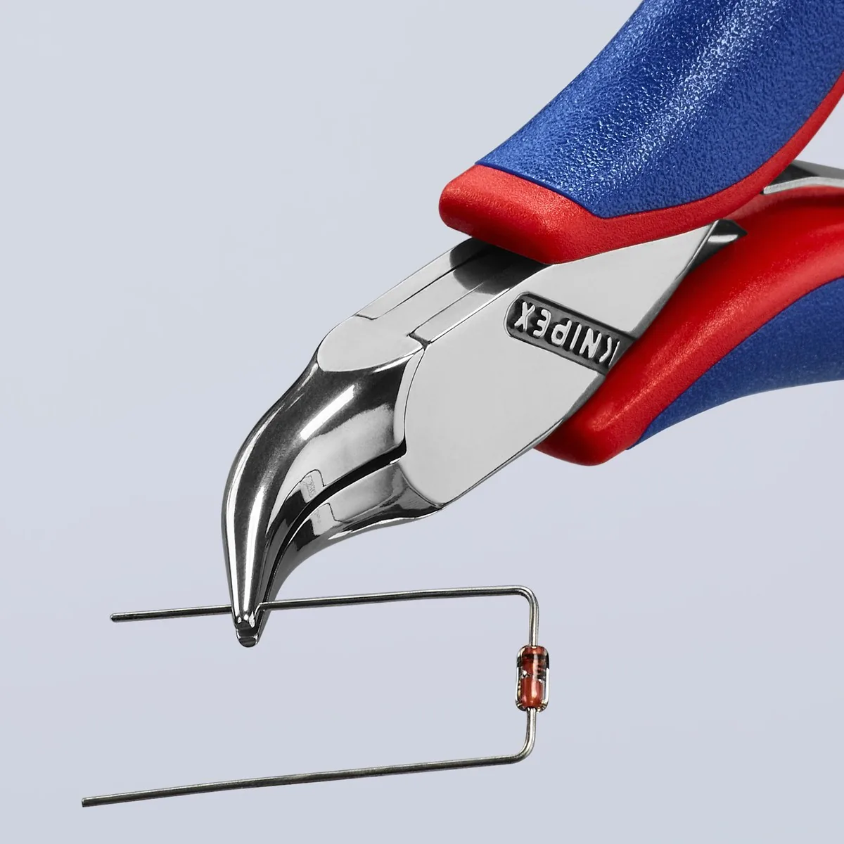 KNIPEX 35 42 115 Electronics Pliers with box joint 115 mm with multi-component handles mirror polished thumbnail 4