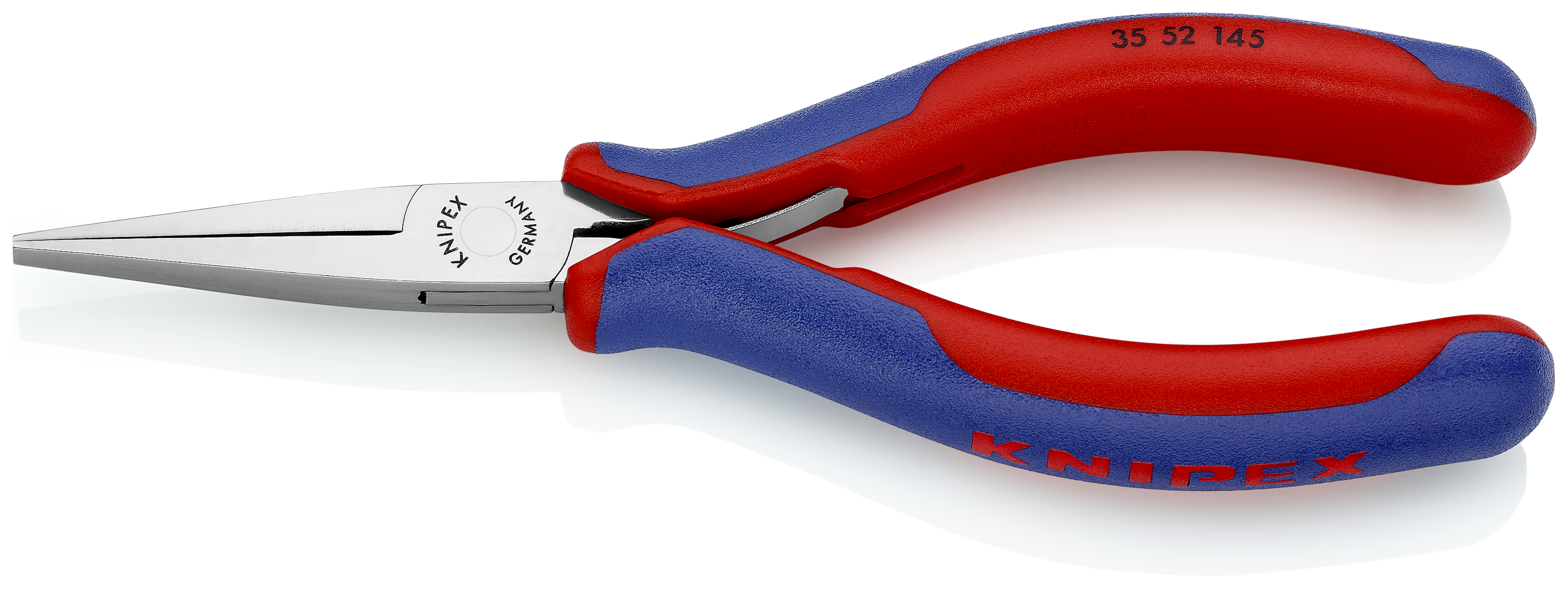 KNIPEX 35 52 145 Electronics Pliers with box joint 145 mm with multi-component handles mirror polished
