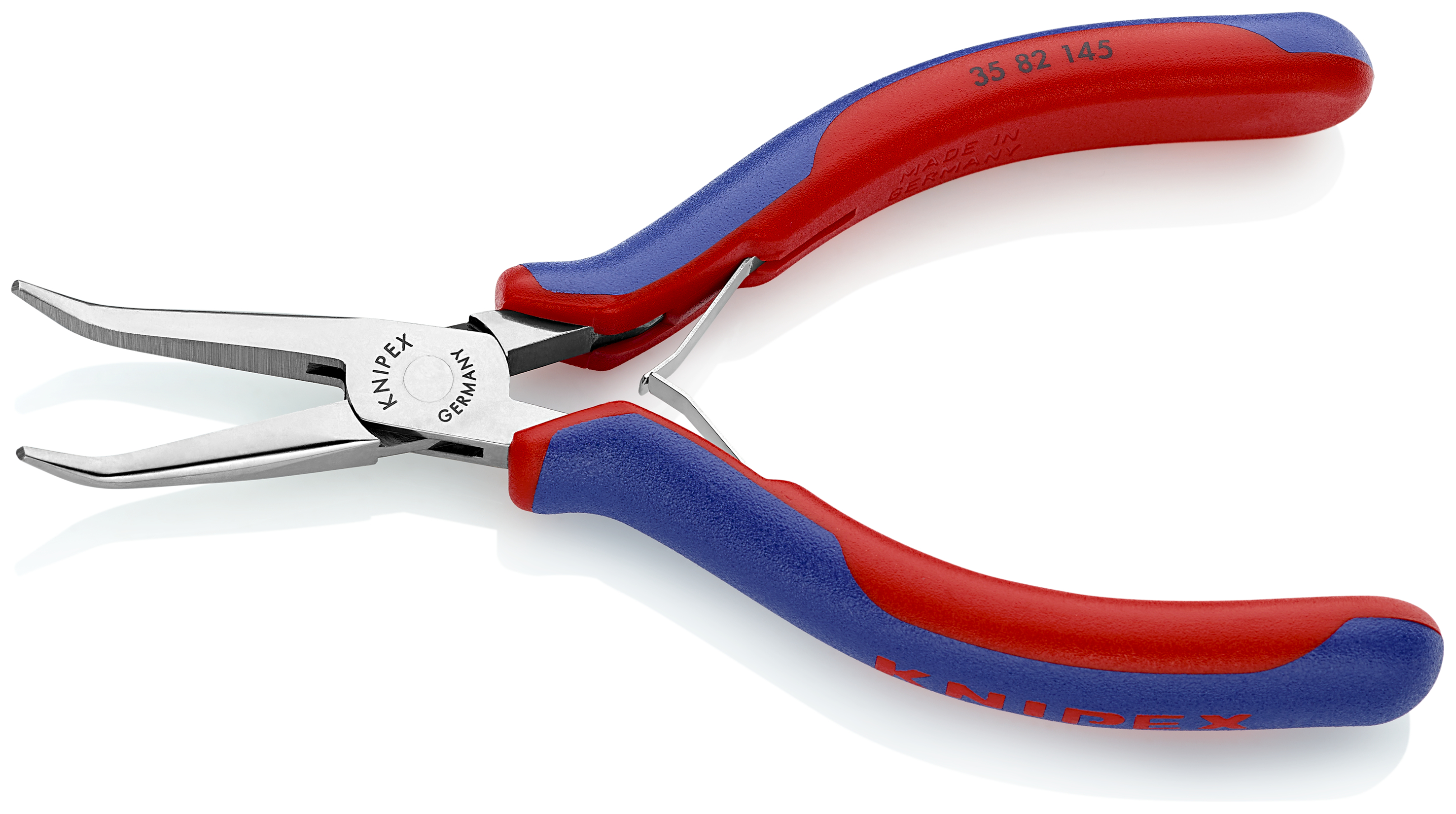 KNIPEX 35 82 145 SB Electronics Pliers with box joint 145 mm with multi-component handles mirror polished thumbnail 2