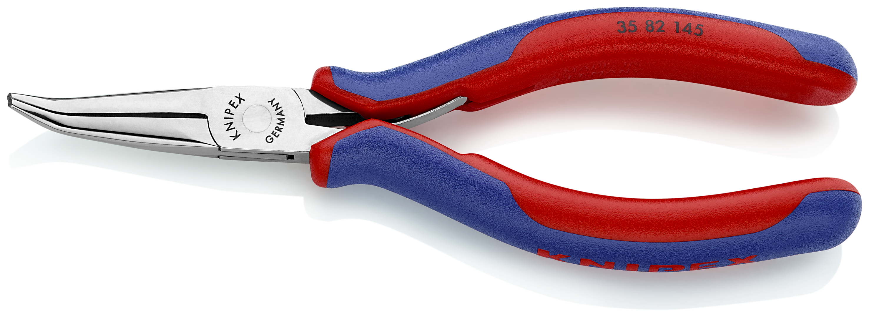 KNIPEX 35 82 145 Electronics Pliers with box joint 145 mm with multi-component handles mirror polished