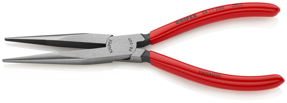 Kìm cơ khí mỏ thẳng KNIPEX 38 11 200 SB, dài 200mm thumbnail 2