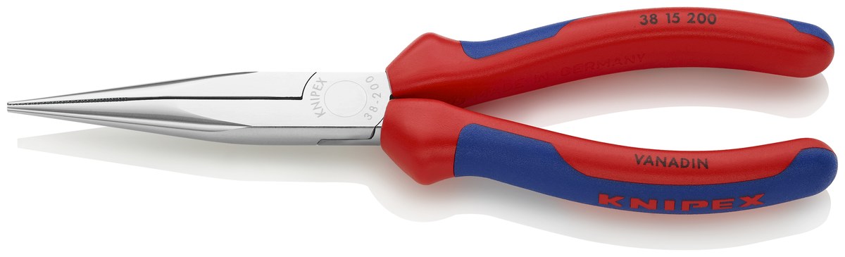 Kìm cơ khí mỏ thẳng KNIPEX 38 15 200, dài 200mm