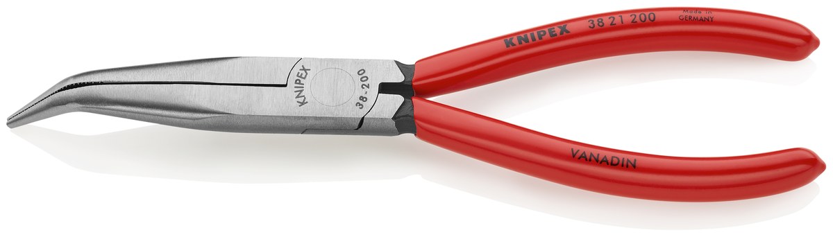 Kìm cơ khí mỏ cong 40° KNIPEX 38 21 200, dài 200mm