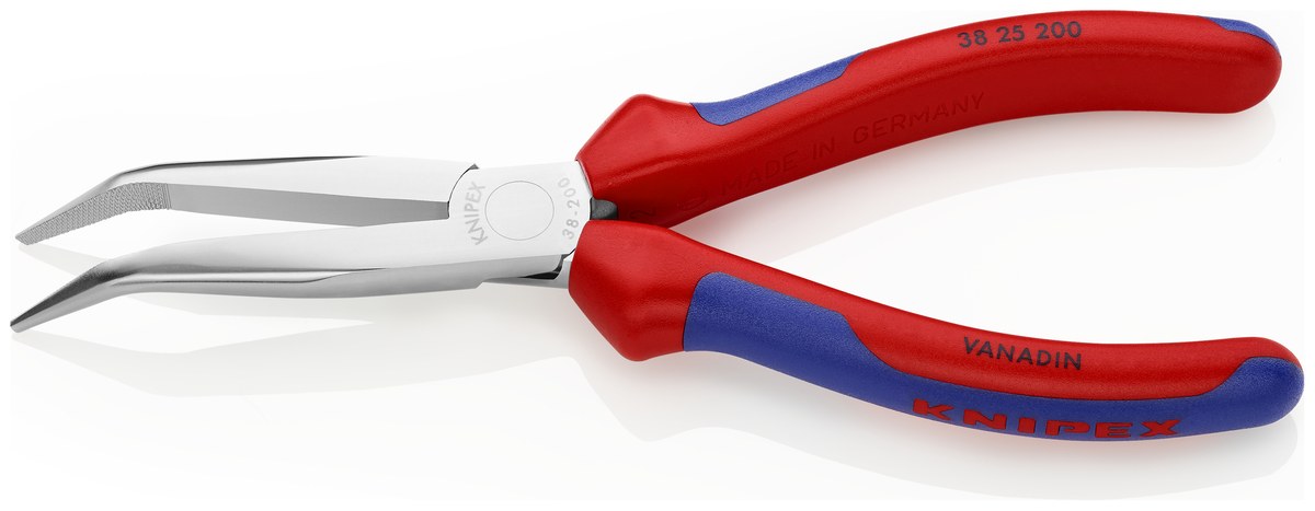 Kìm cơ khí mỏ cong 40° KNIPEX 38 25 200, dài 200mm thumbnail 2