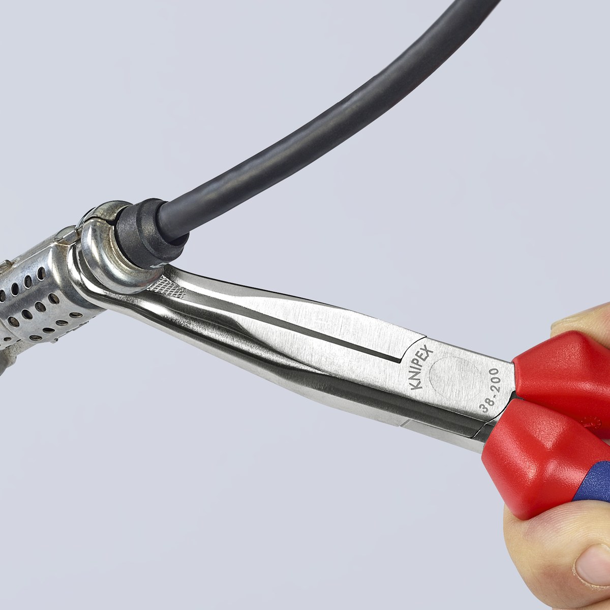 Kìm gắp bugi 45° KNIPEX 38 95 200, dài 200mm thumbnail 3