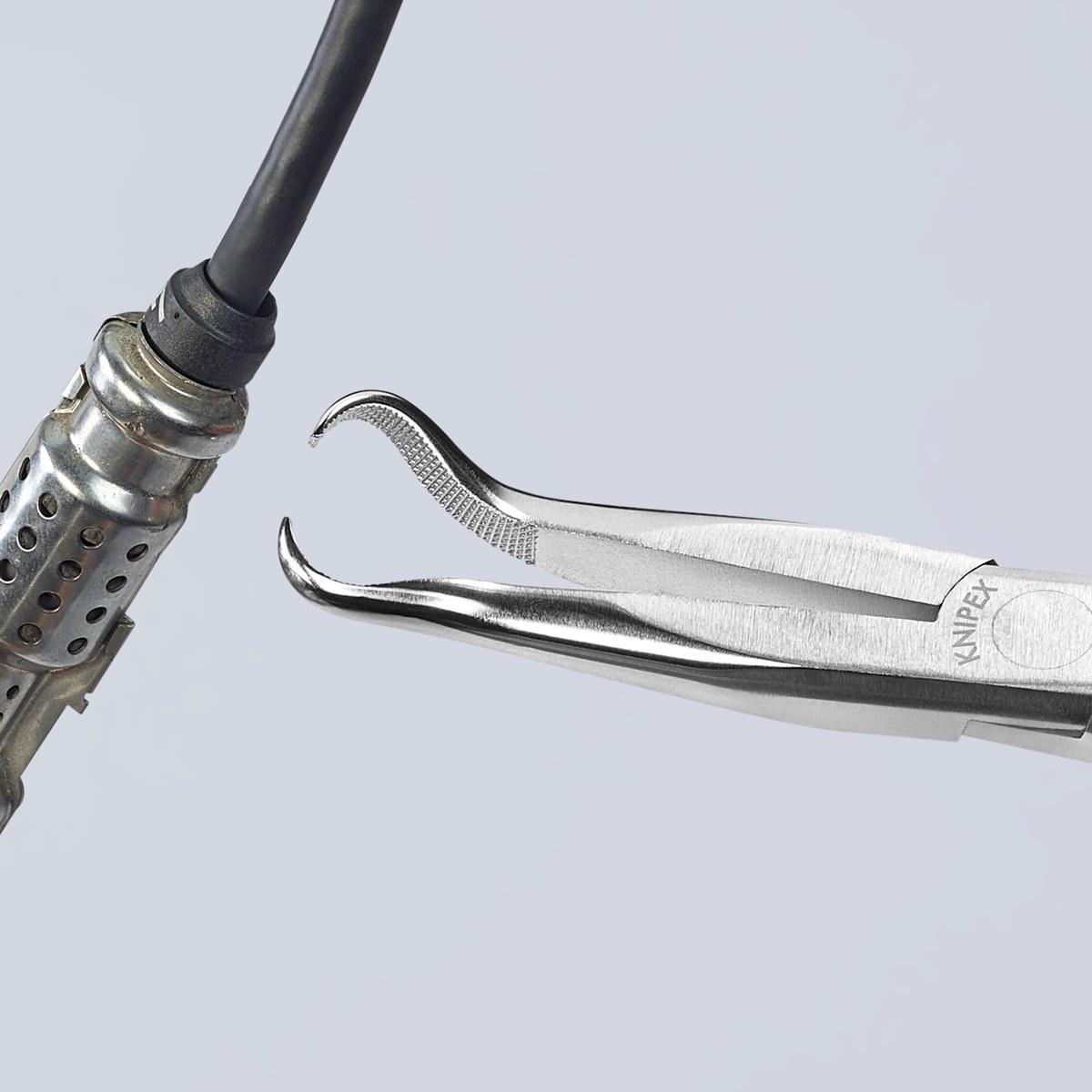 Kìm gắp bugi 45° KNIPEX 38 95 200, dài 200mm thumbnail 4