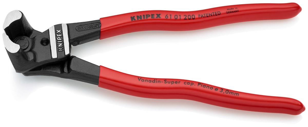Kìm cắt đầu bu lông KNIPEX 61 01 200 SB, dài 200mm thumbnail 2