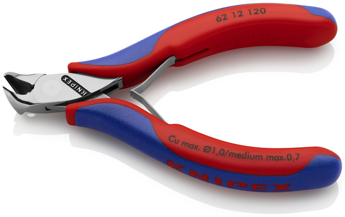 Kìm cắt đầu chân linh kiện nghiêng KNIPEX 62 12 120, dài 120mm thumbnail 2