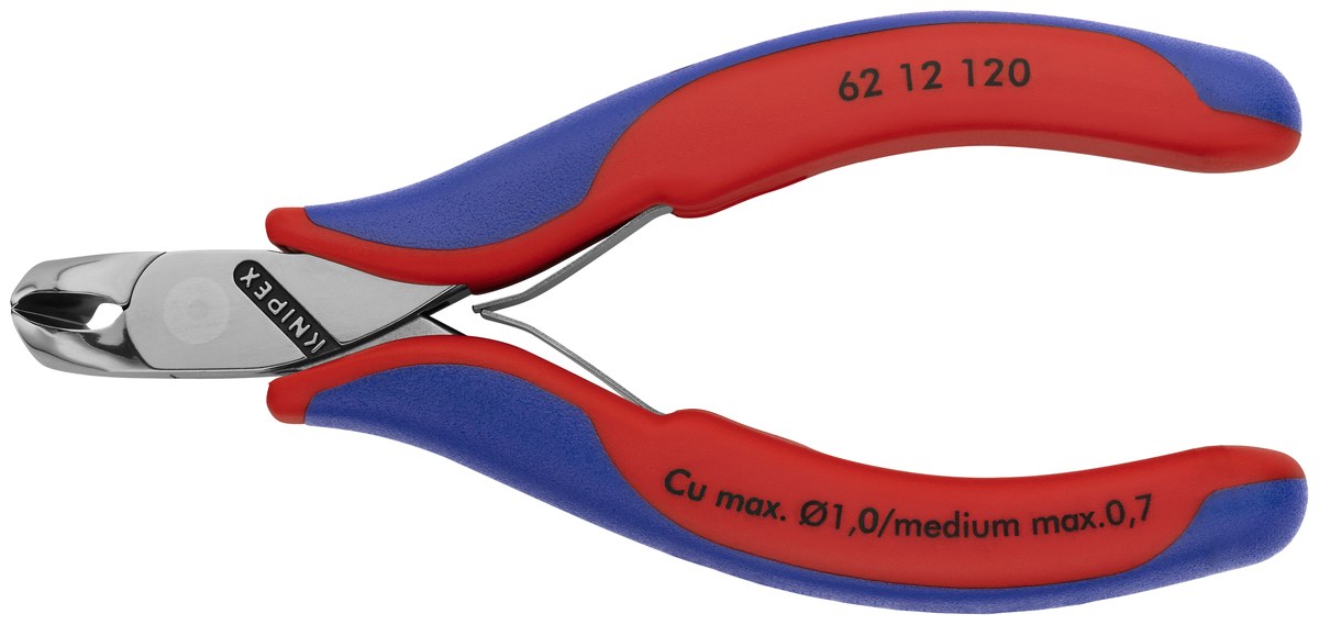 Kìm cắt đầu chân linh kiện nghiêng KNIPEX 62 12 120, dài 120mm thumbnail 5