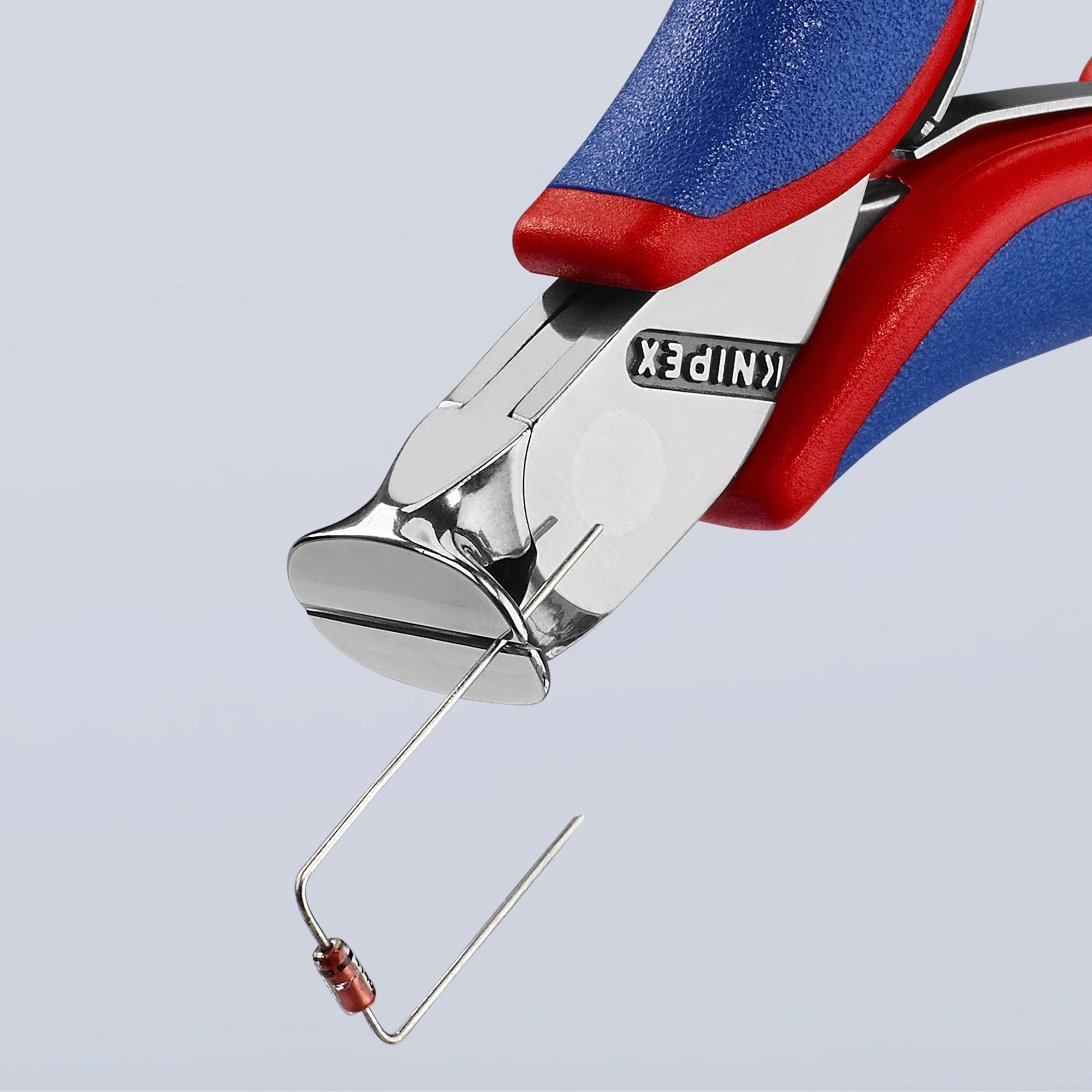 KNIPEX 64 02 115 ESD Electronics End Cutting Nippers ESD 115 mm with multi-component handles mirror polished thumbnail 7