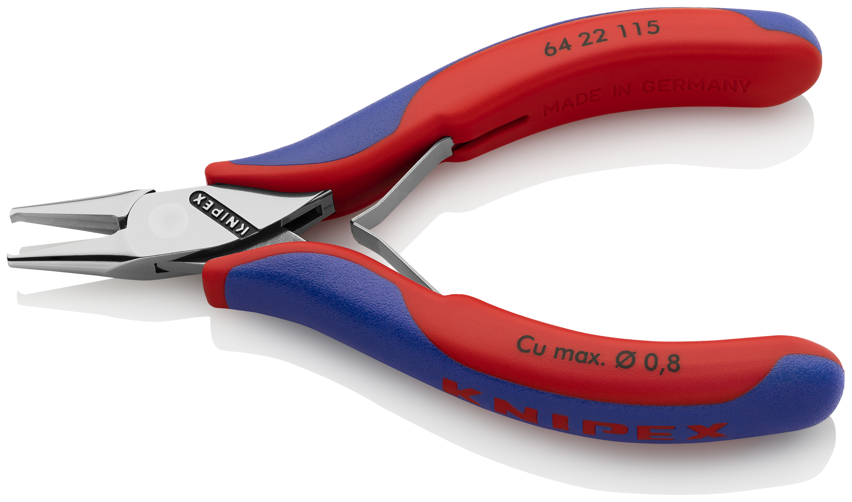 KNIPEX 64 22 115 ESD Electronics End Cutting Nippers ESD 115 mm with multi-component handles mirror polished thumbnail 5