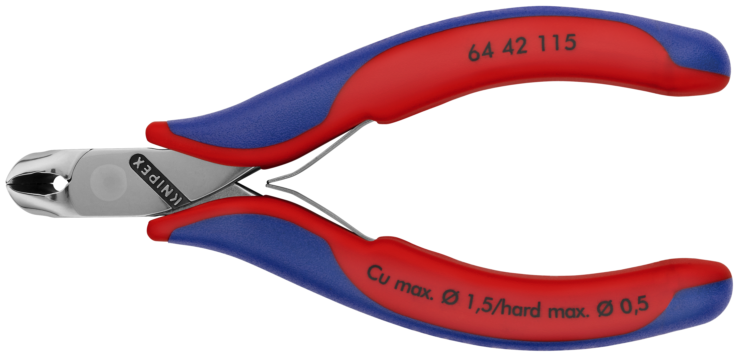 KNIPEX 64 42 115 SB Electronics End Cutting Nipper 115 mm with multi-component handles mirror polished thumbnail 5