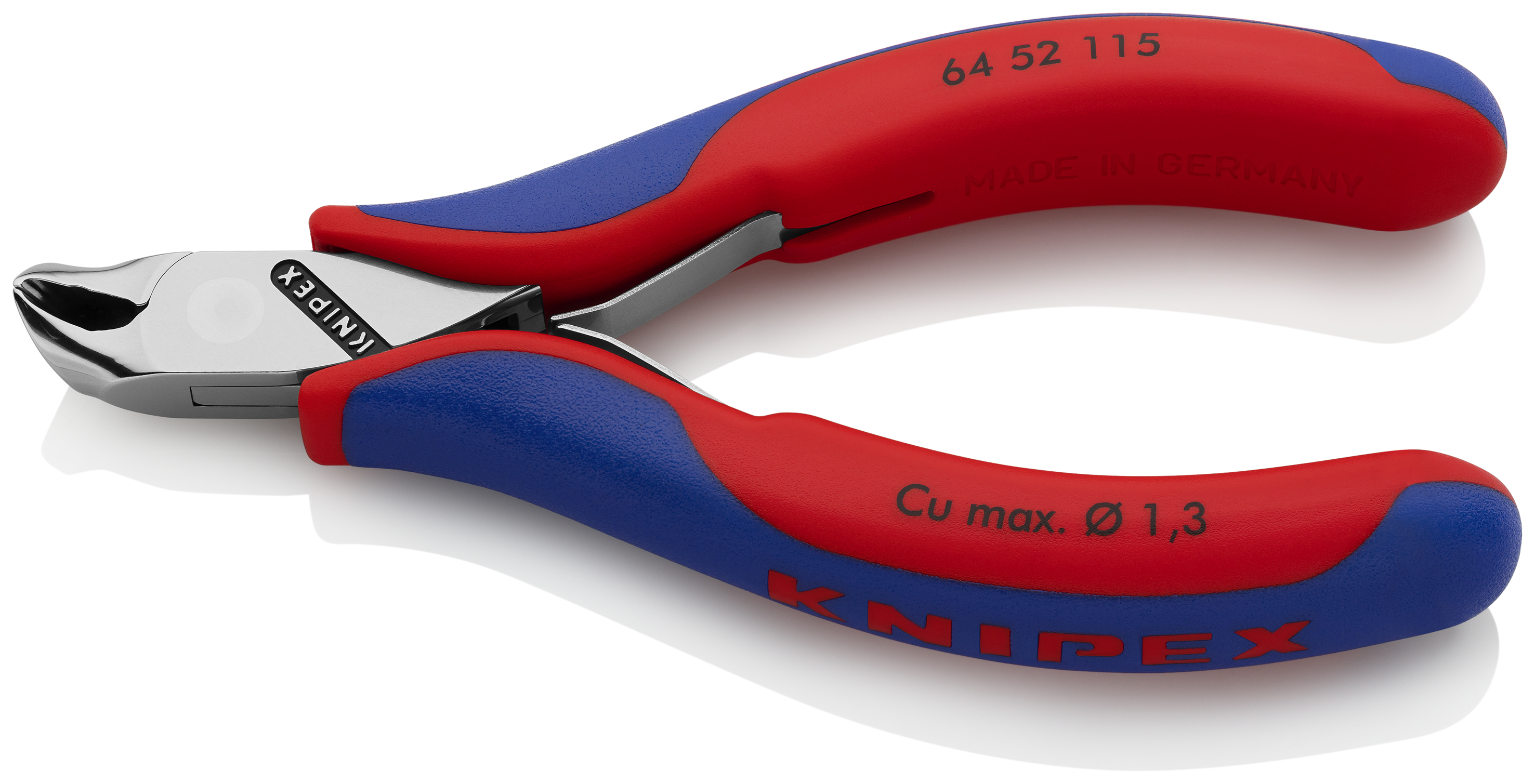 KNIPEX 64 52 115 Electronics End Cutting Nipper 115 mm with multi-component handles mirror polished