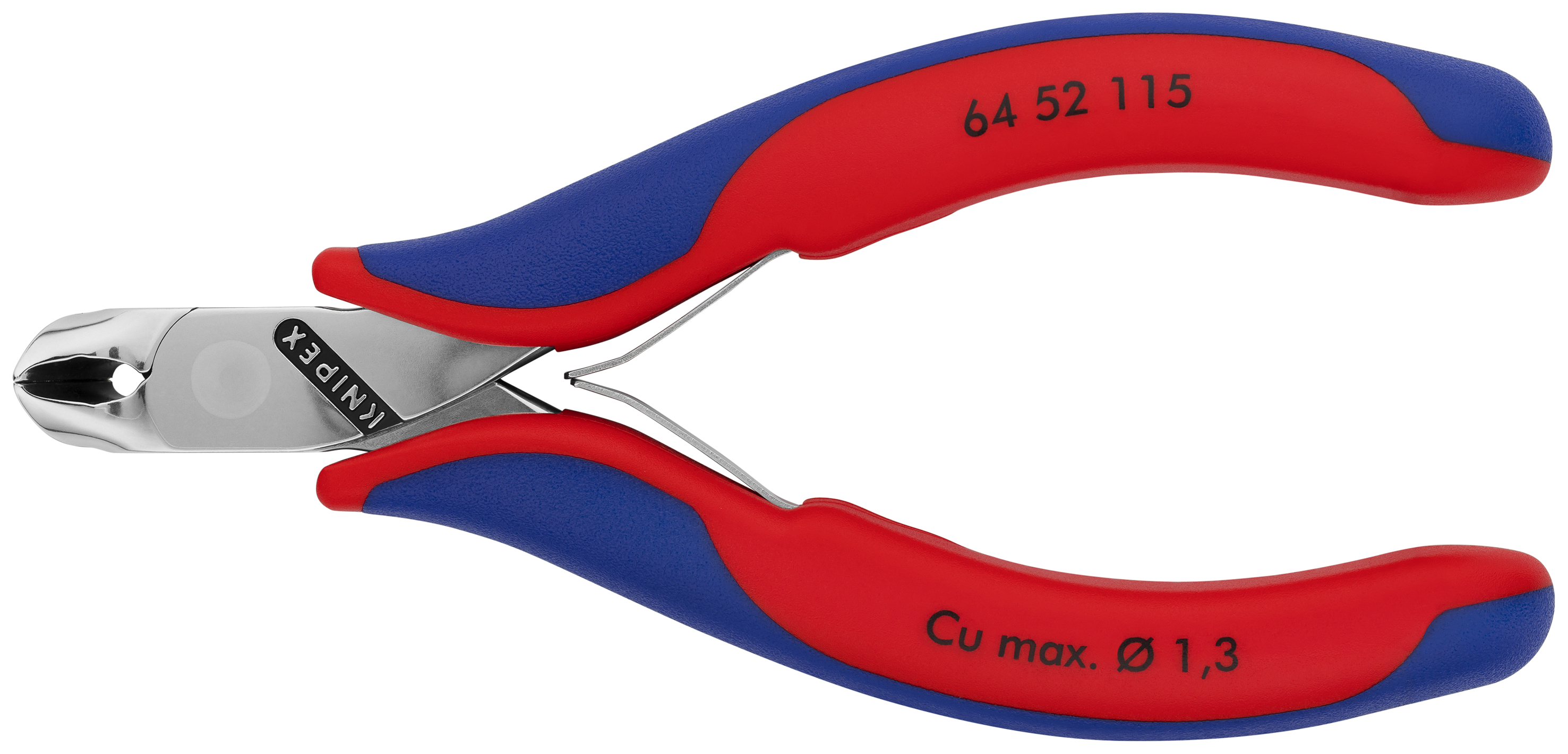 KNIPEX 64 52 115 Electronics End Cutting Nipper 115 mm with multi-component handles mirror polished thumbnail 5