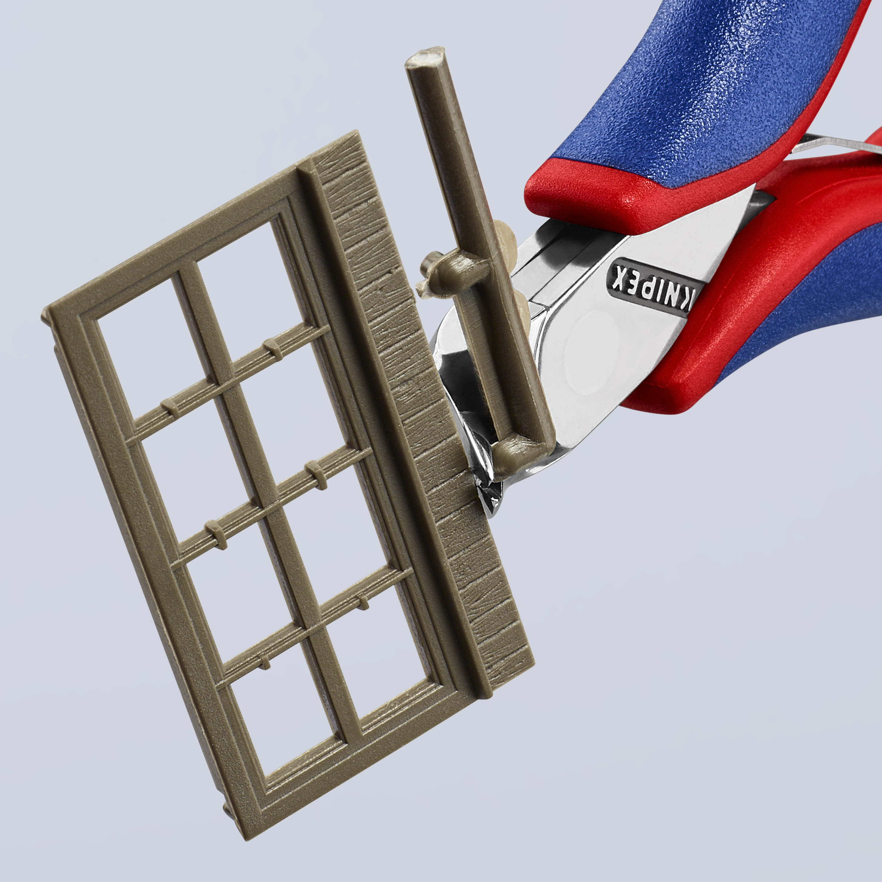 KNIPEX 64 52 115 Electronics End Cutting Nipper 115 mm with multi-component handles mirror polished thumbnail 3