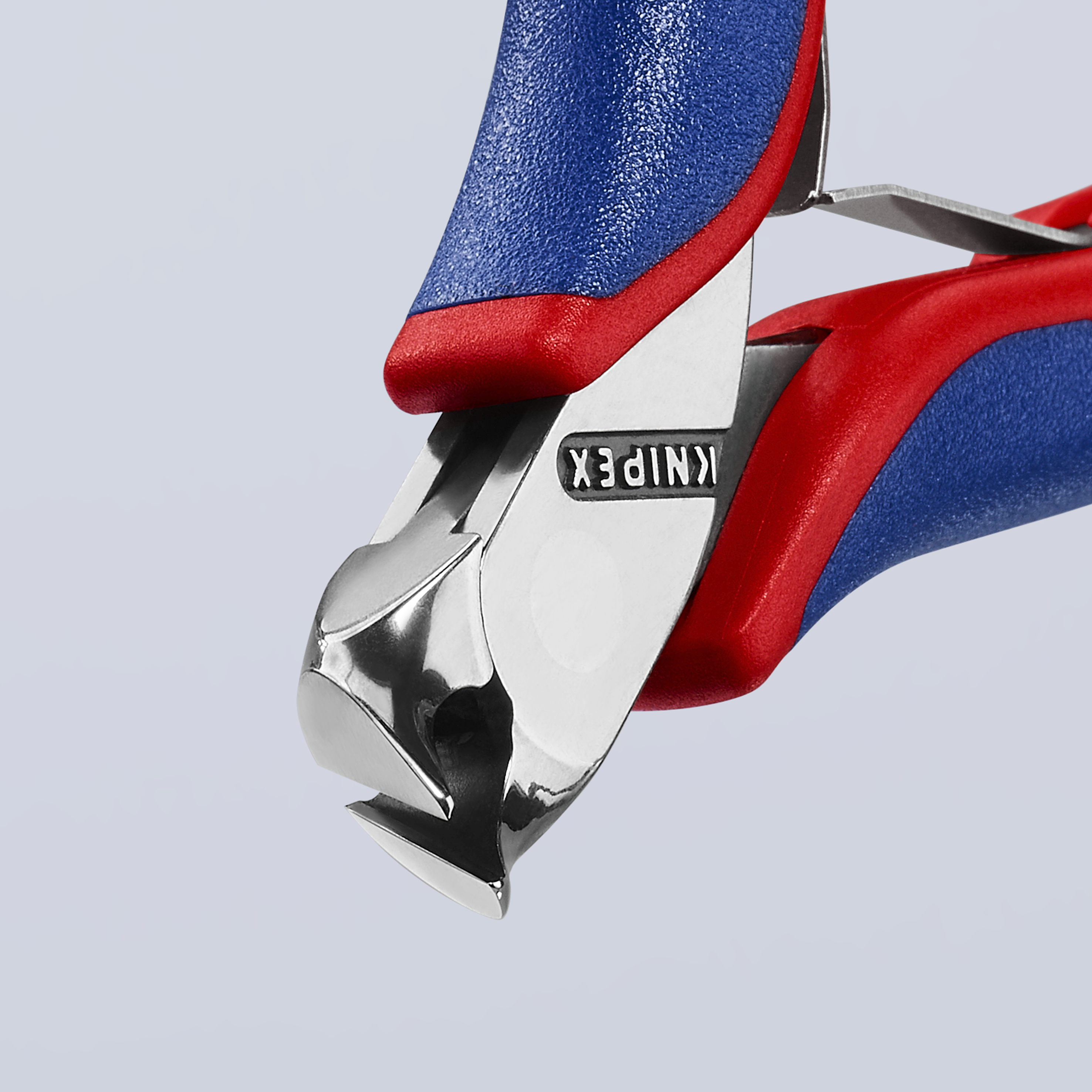 KNIPEX 64 52 115 Electronics End Cutting Nipper 115 mm with multi-component handles mirror polished thumbnail 4