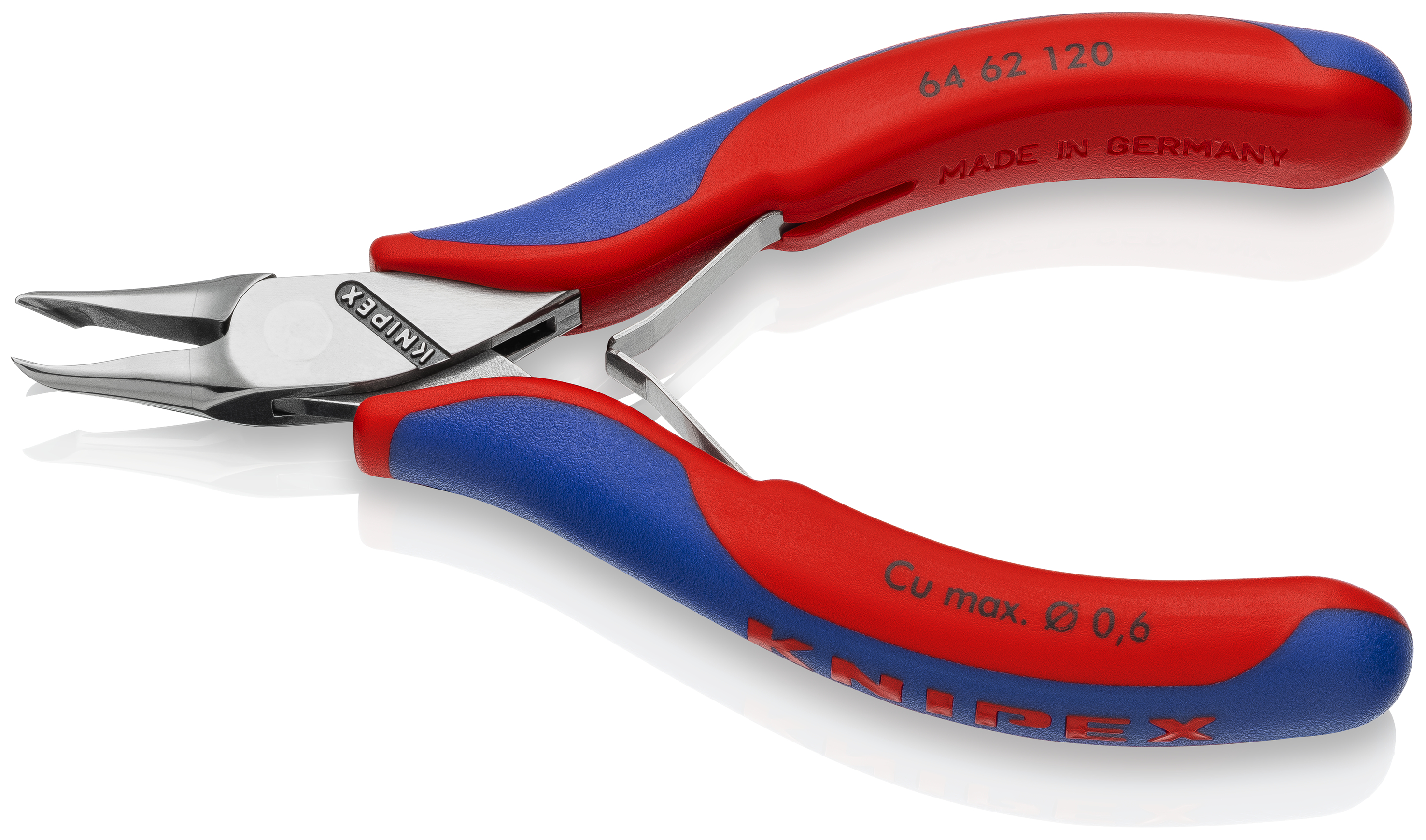 KNIPEX 64 62 120 Electronics End Cutting Nipper 120 mm with multi-component handles mirror polished thumbnail 2