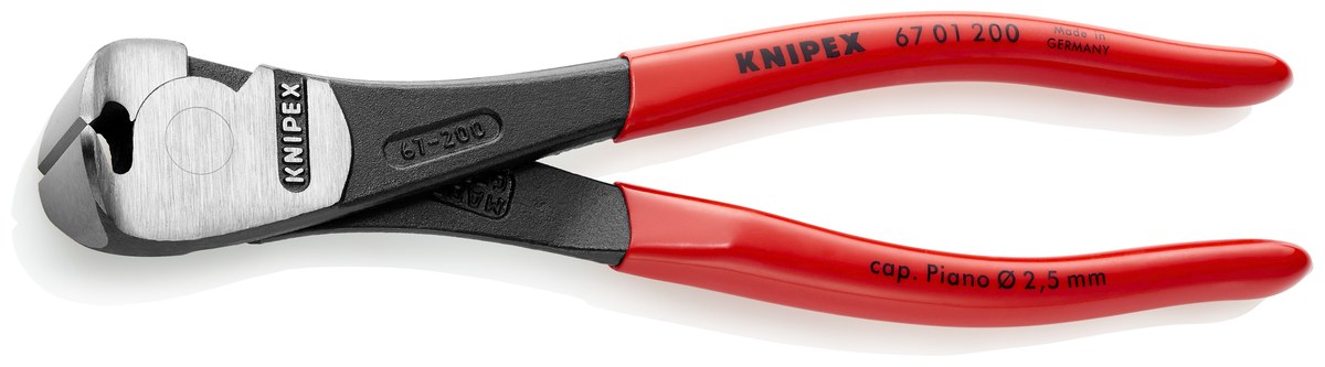Kìm cắt đầu cường lực KNIPEX 67 01 140 SB, dài 140mm thumbnail 5