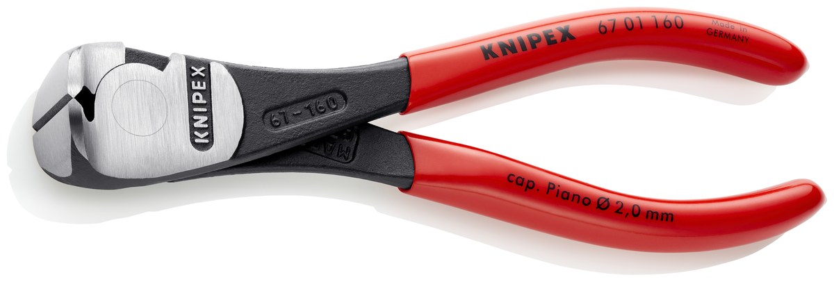 Kìm cắt đầu cường lực KNIPEX 67 01 160 SB, dài 160mm