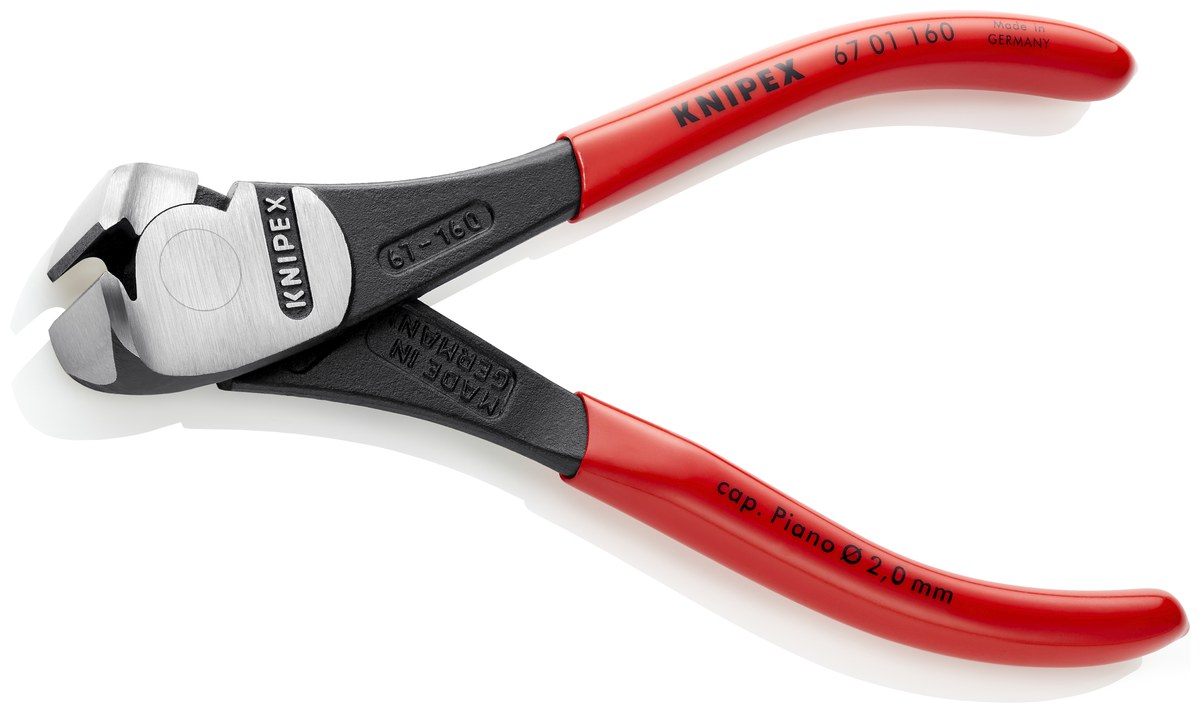 Kìm cắt đầu cường lực KNIPEX 67 01 160 SB, dài 160mm thumbnail 2