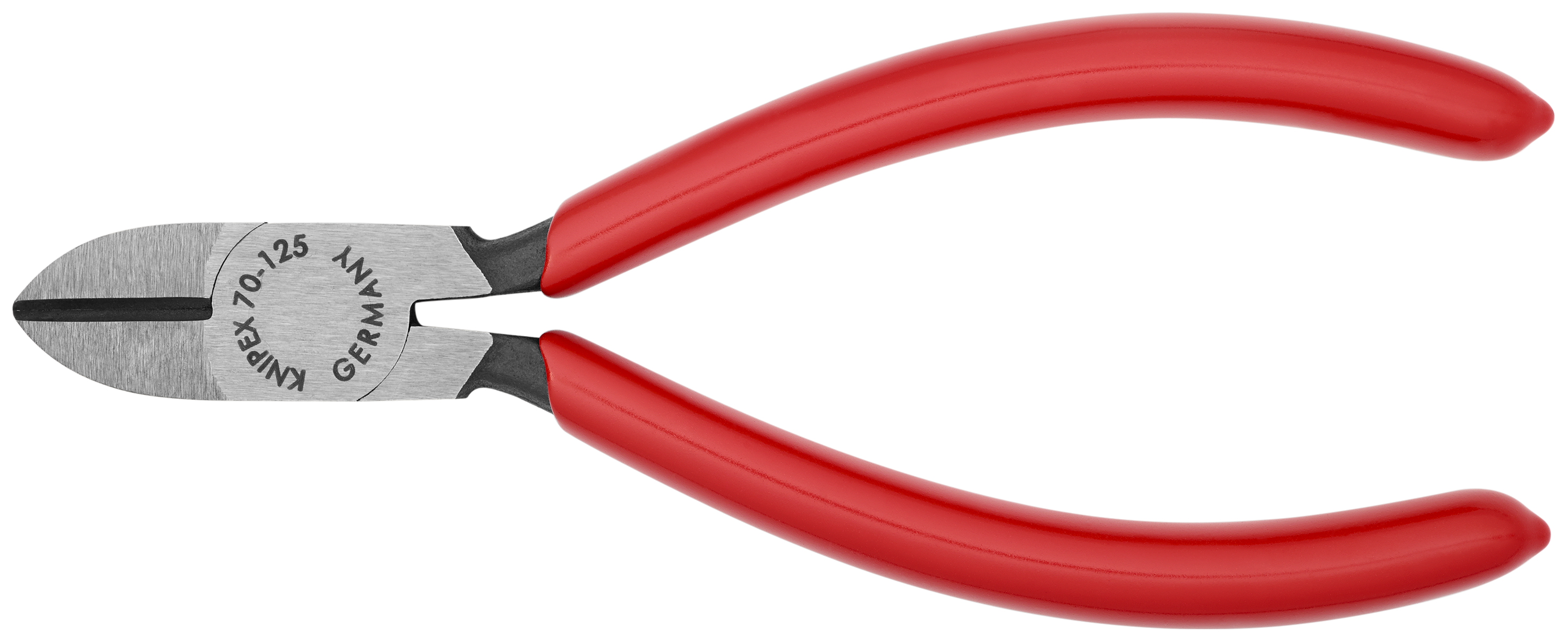 KNIPEX 70 01 125 SB Diagonal Cutter 125 mm black atramentized with plastic coating polished thumbnail 3