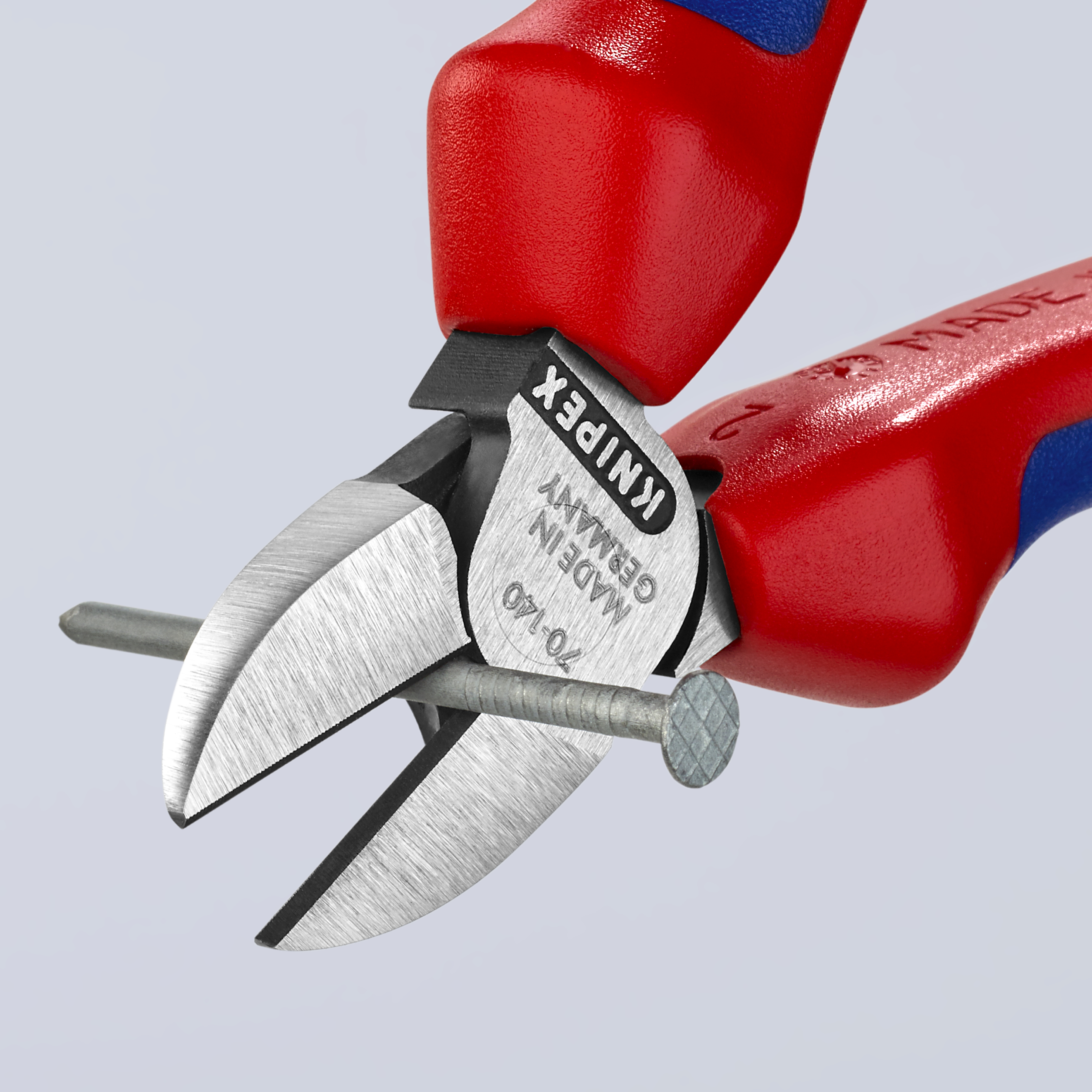 KNIPEX 70 02 140 SB Diagonal Cutter 140 mm black atramentized with multi-component handles polished thumbnail 4