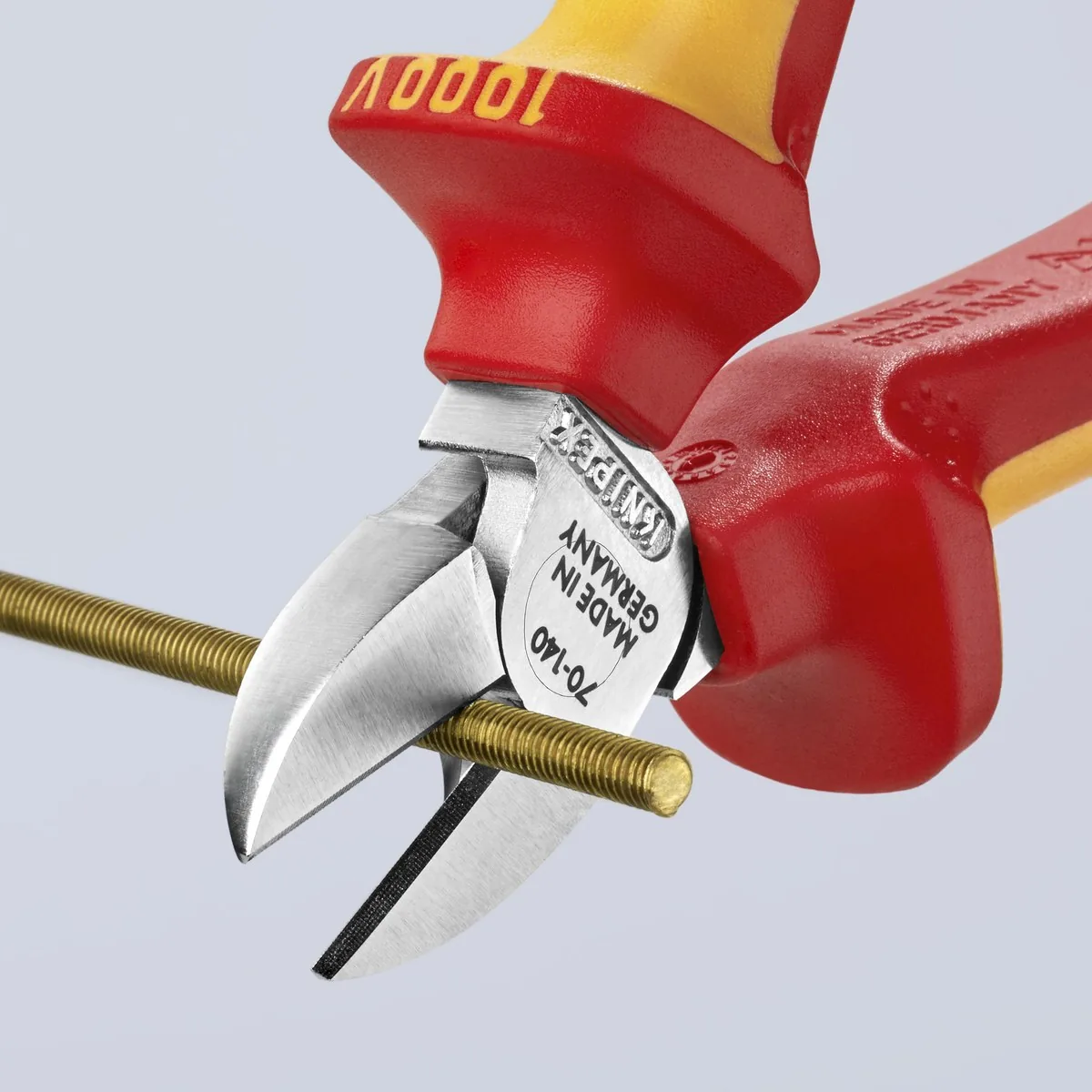 Kìm cắt cạnh KNIPEX 70 06 140 SB cán bọc cách điện VDE 1000V, phủ chrome thumbnail 4