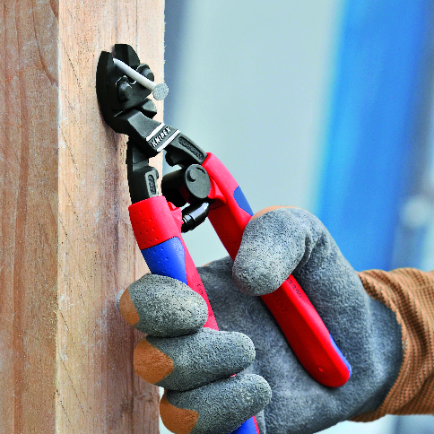 KNIPEX 71 22 200 SB CoBolt® Compact Bolt Cutter 200 mm black atramentized with slim multi-component grips thumbnail 2