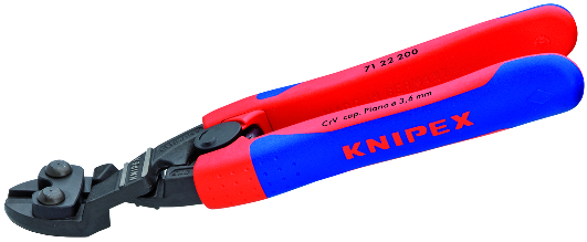 KNIPEX 71 22 200 SB CoBolt® Compact Bolt Cutter 200 mm black atramentized with slim multi-component grips thumbnail 8