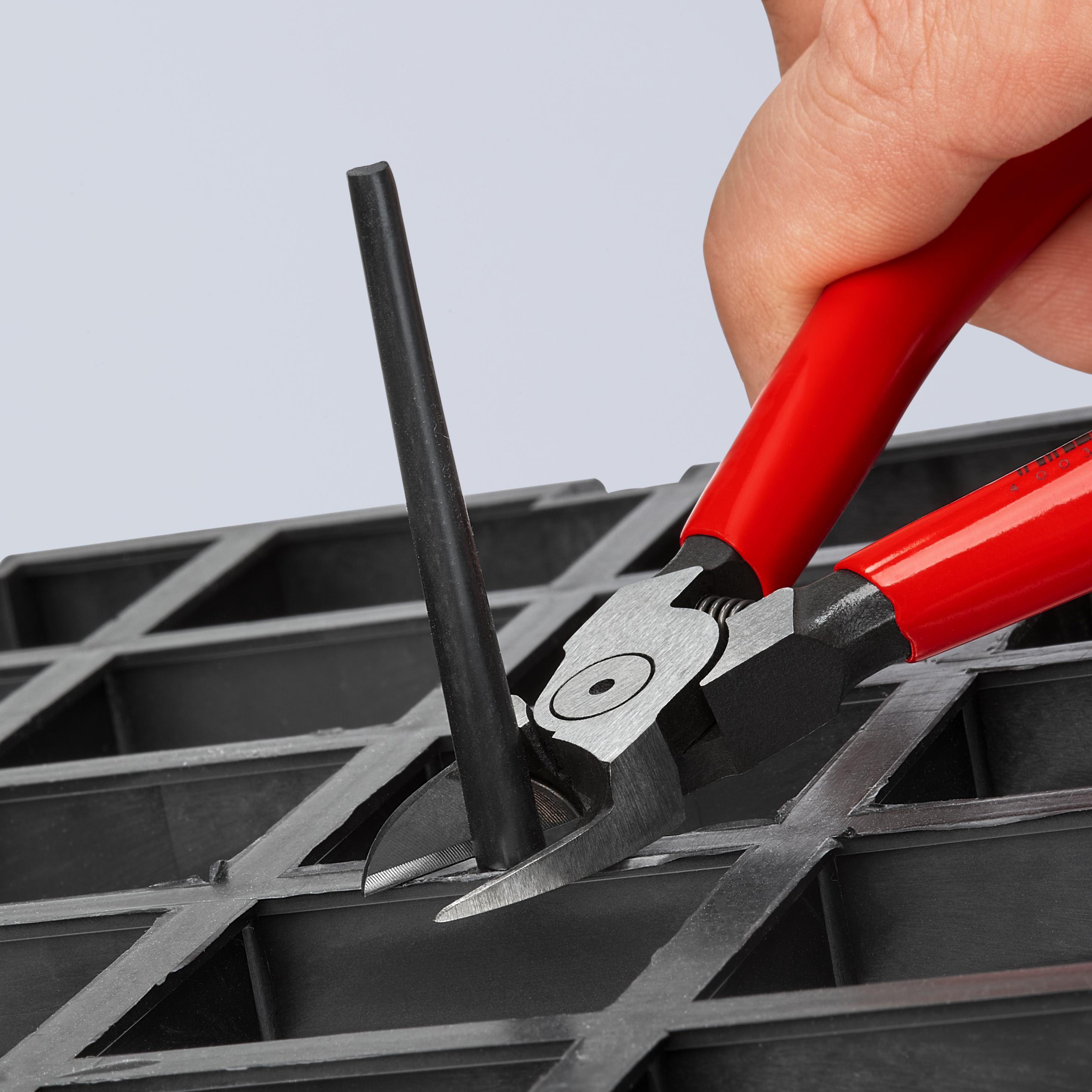 KNIPEX 72 01 140 Diagonal Cutters for plastics 140 mm with plastic coating polished thumbnail 4